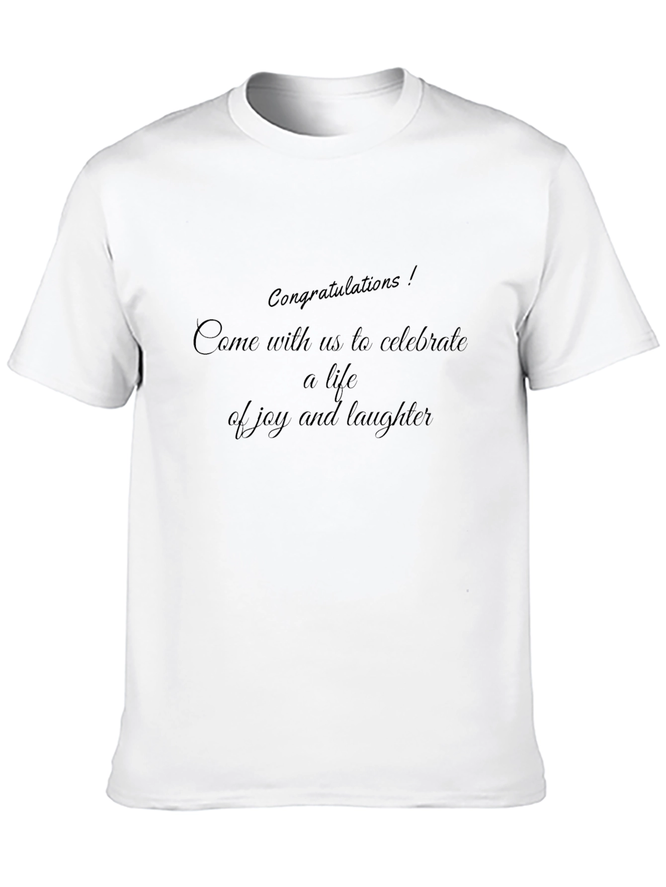 Celebration of Life Black T-Shirt