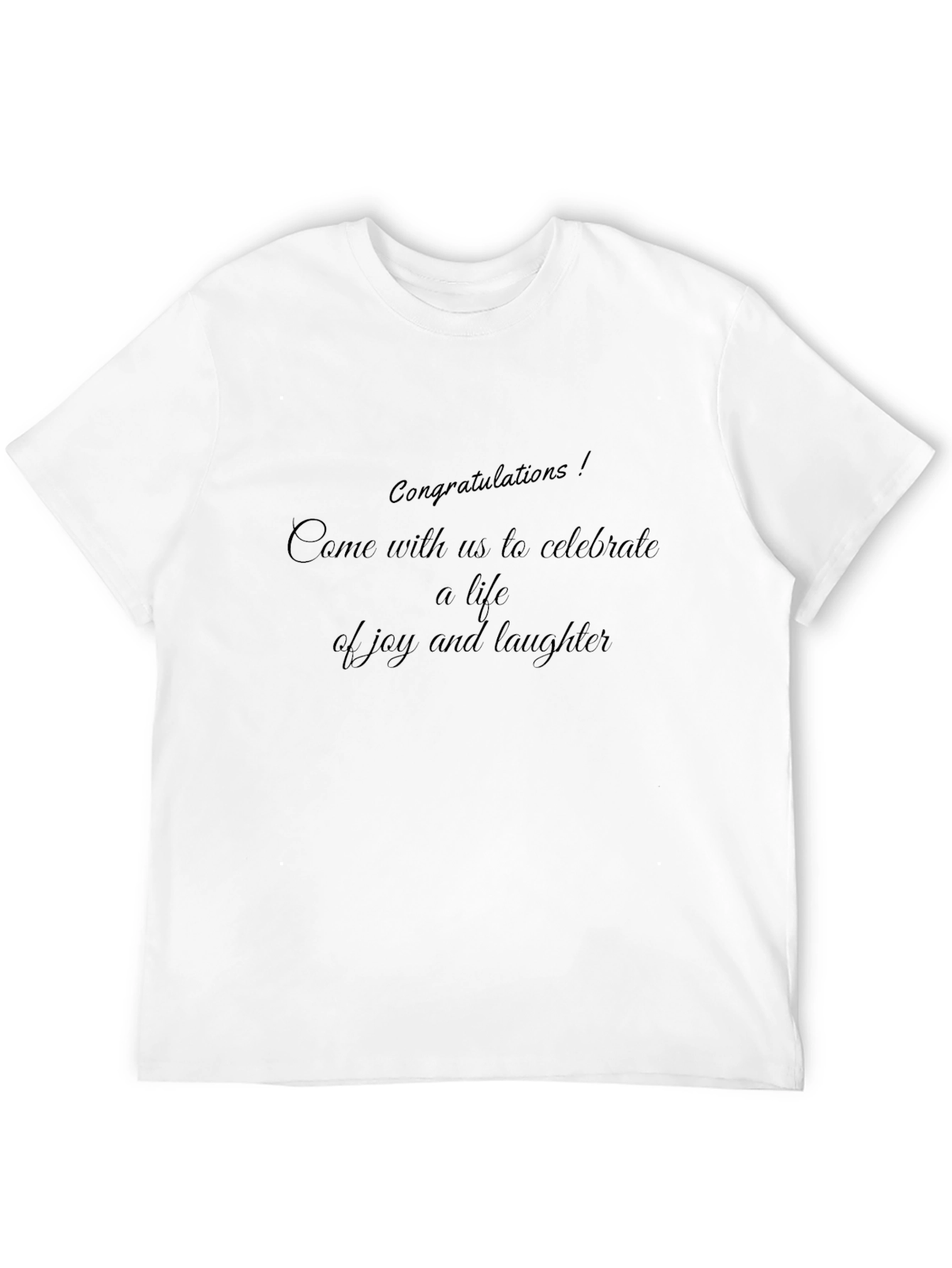 Celebration of Life Black T-Shirt