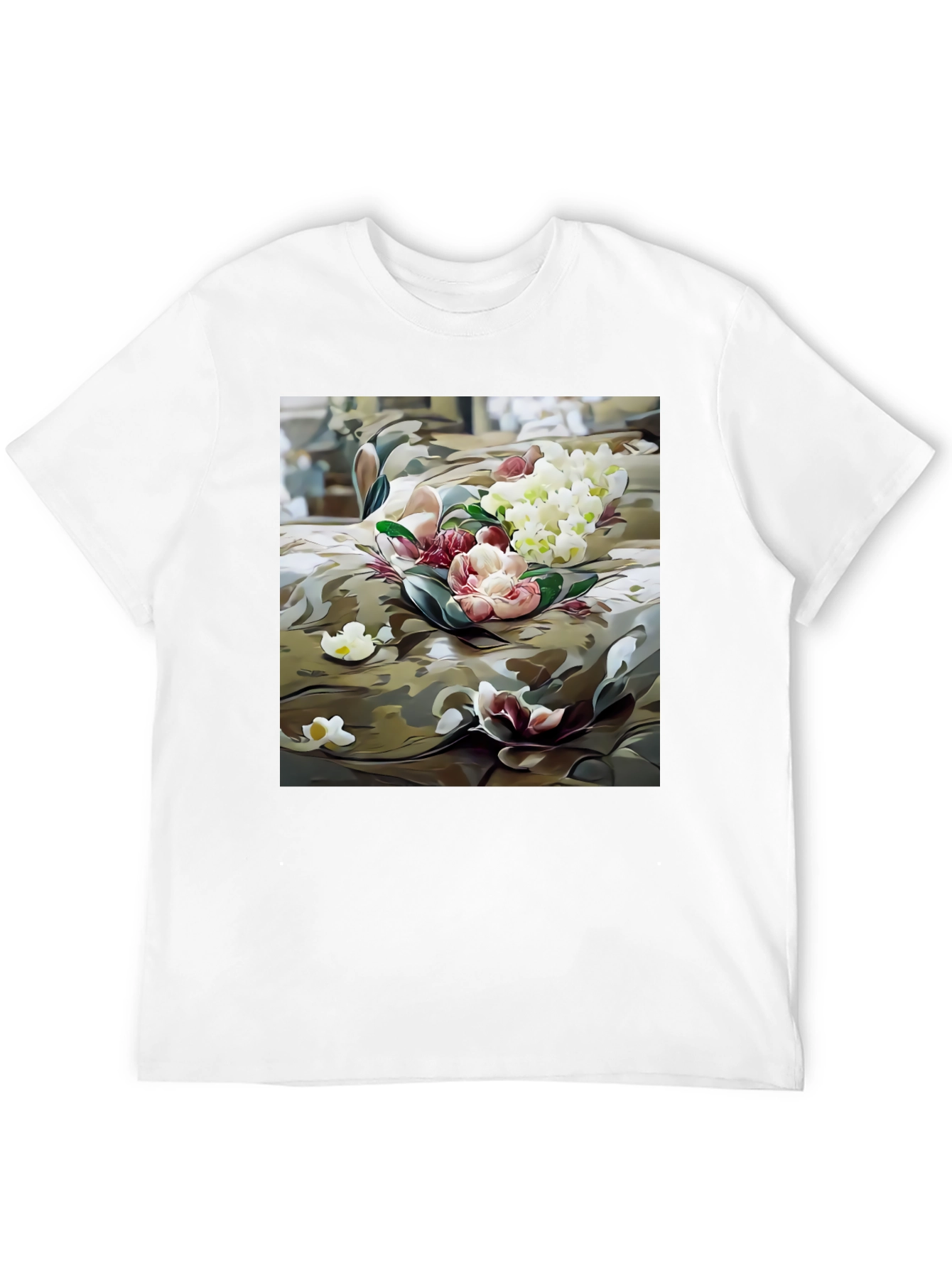 Floral Camo Graphic Tee