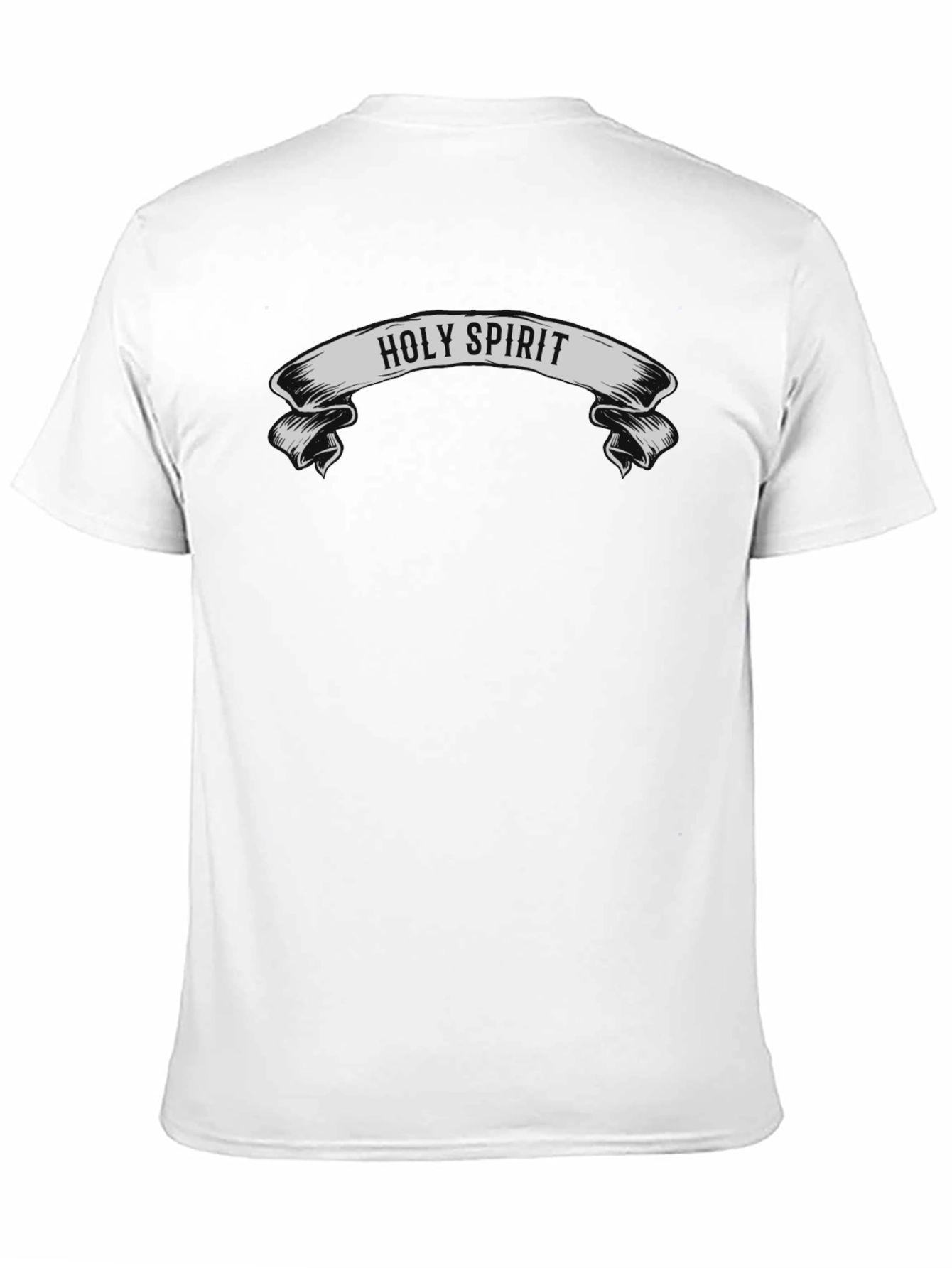 Holy Spirit Graphic Tee - Black Cotton T-Shirt