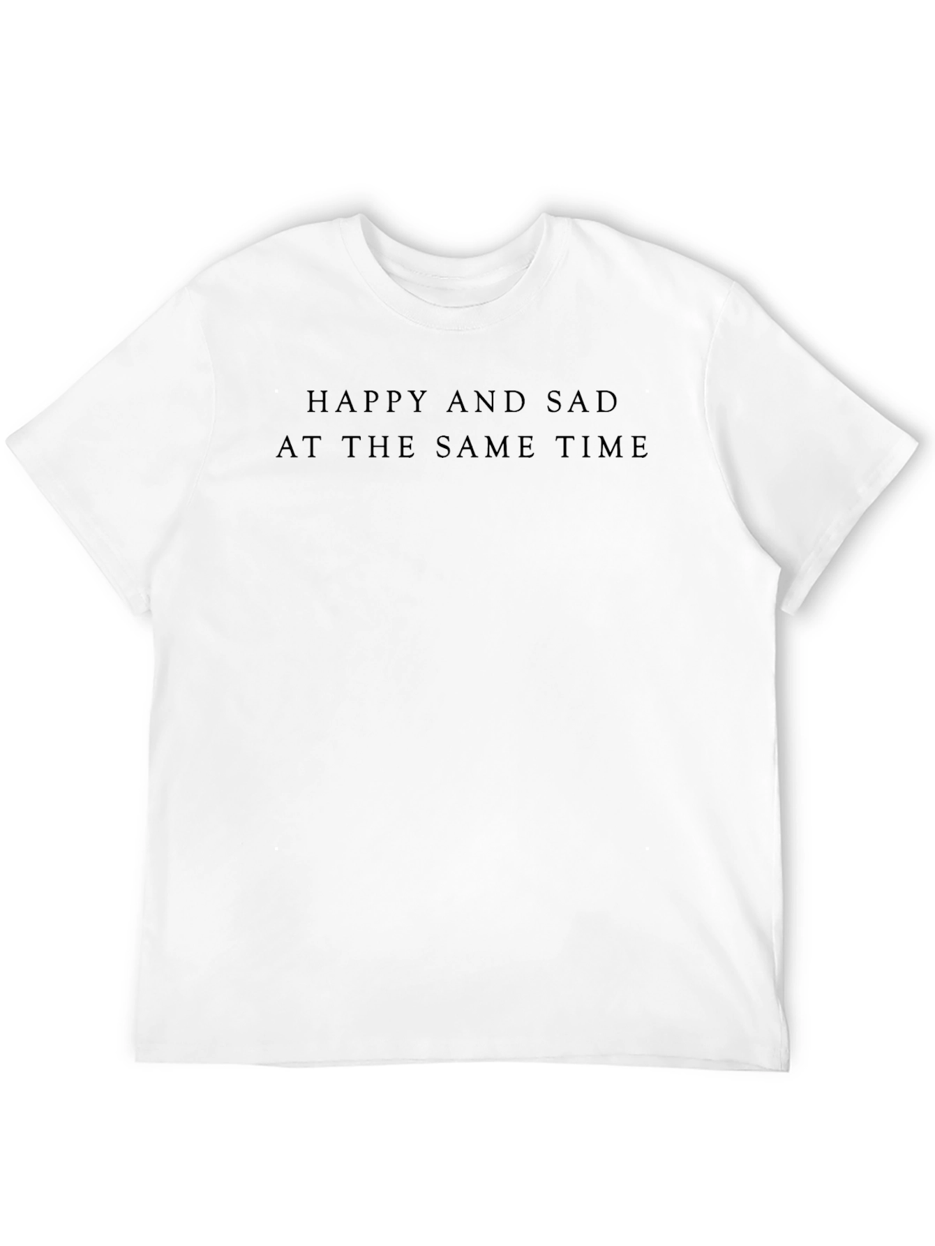 Happy and Sad T-Shirt: Unisex Dark Tee