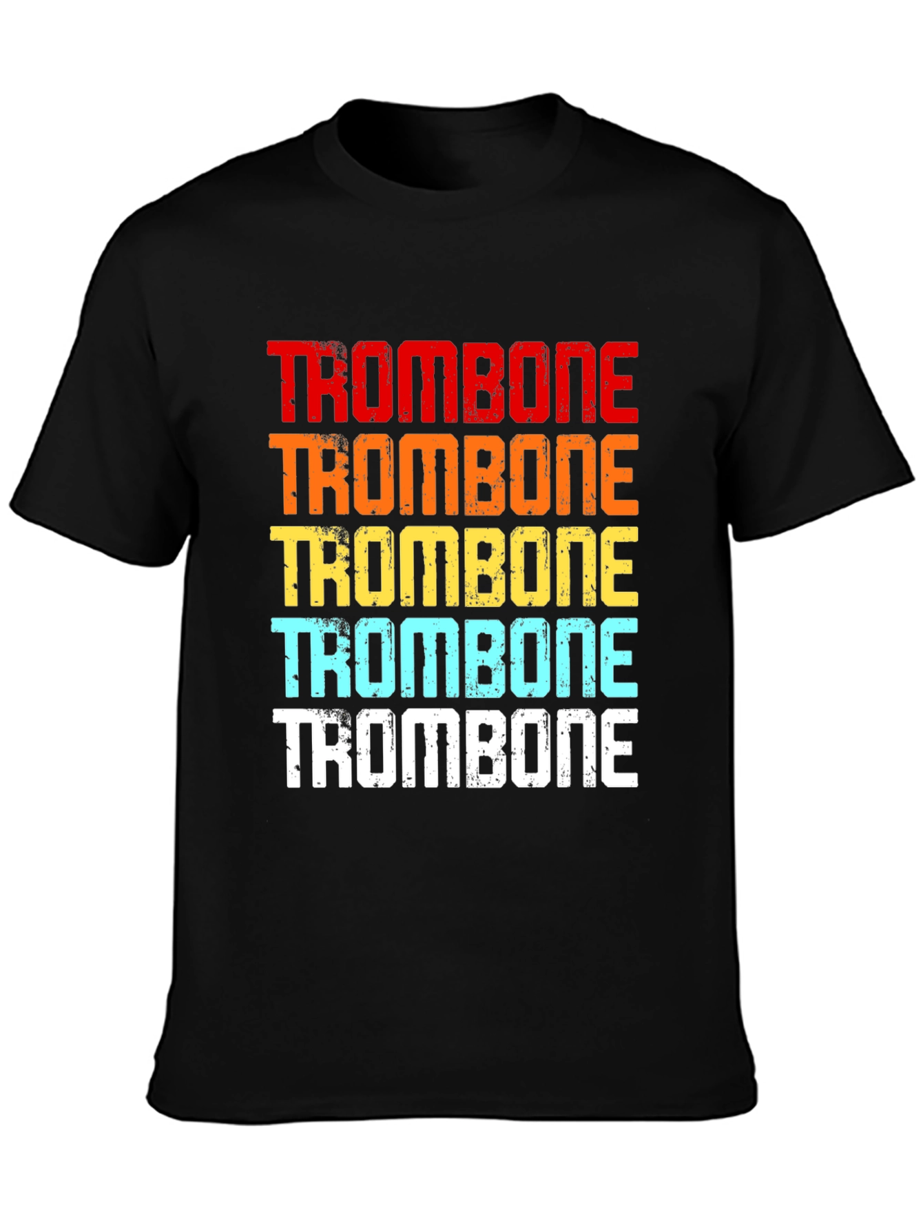 Retro Trombone Player Graphic Tee