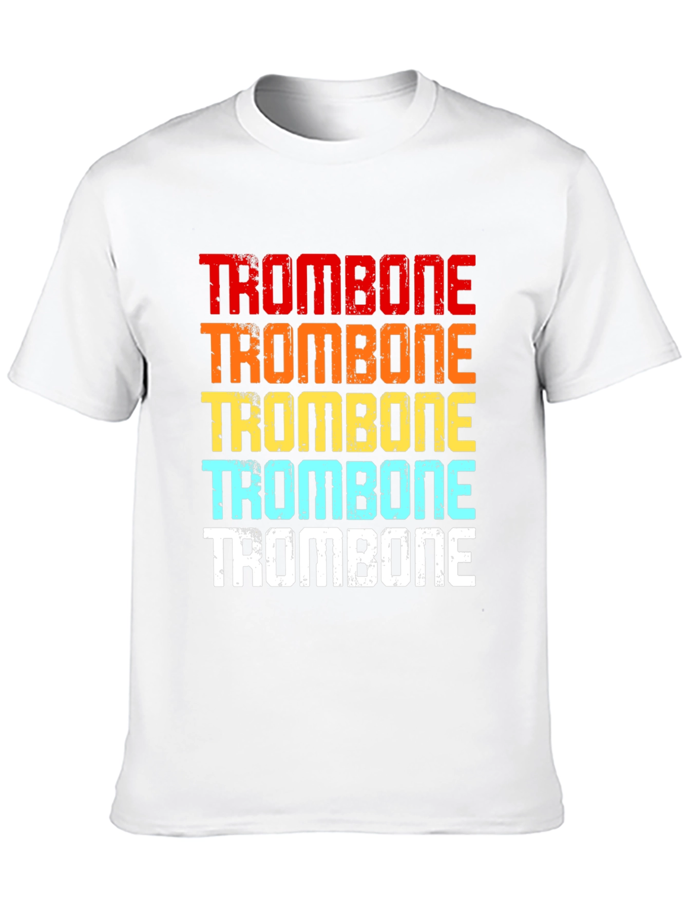Retro Trombone Player Graphic Tee