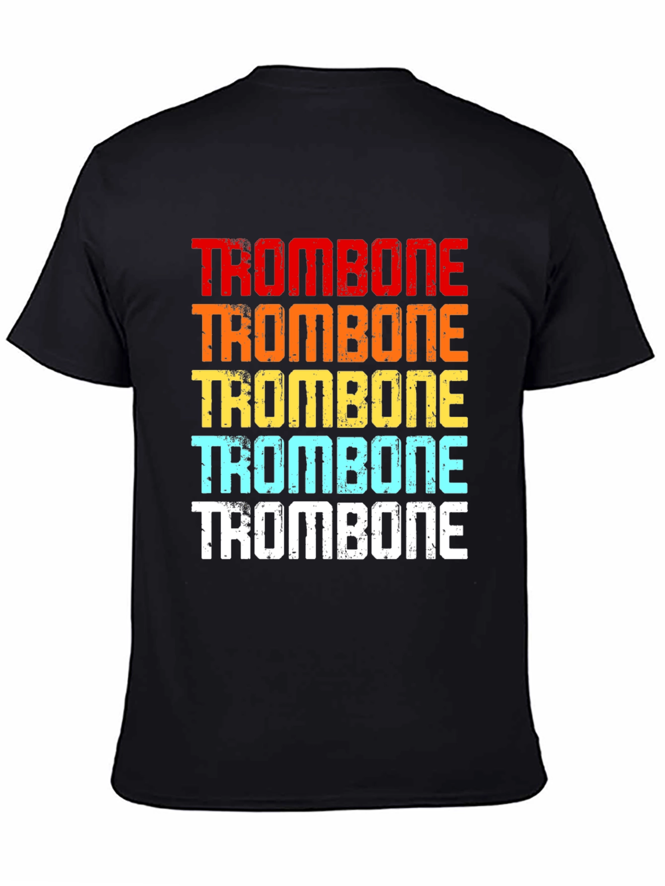 Retro Trombone Player Graphic Tee