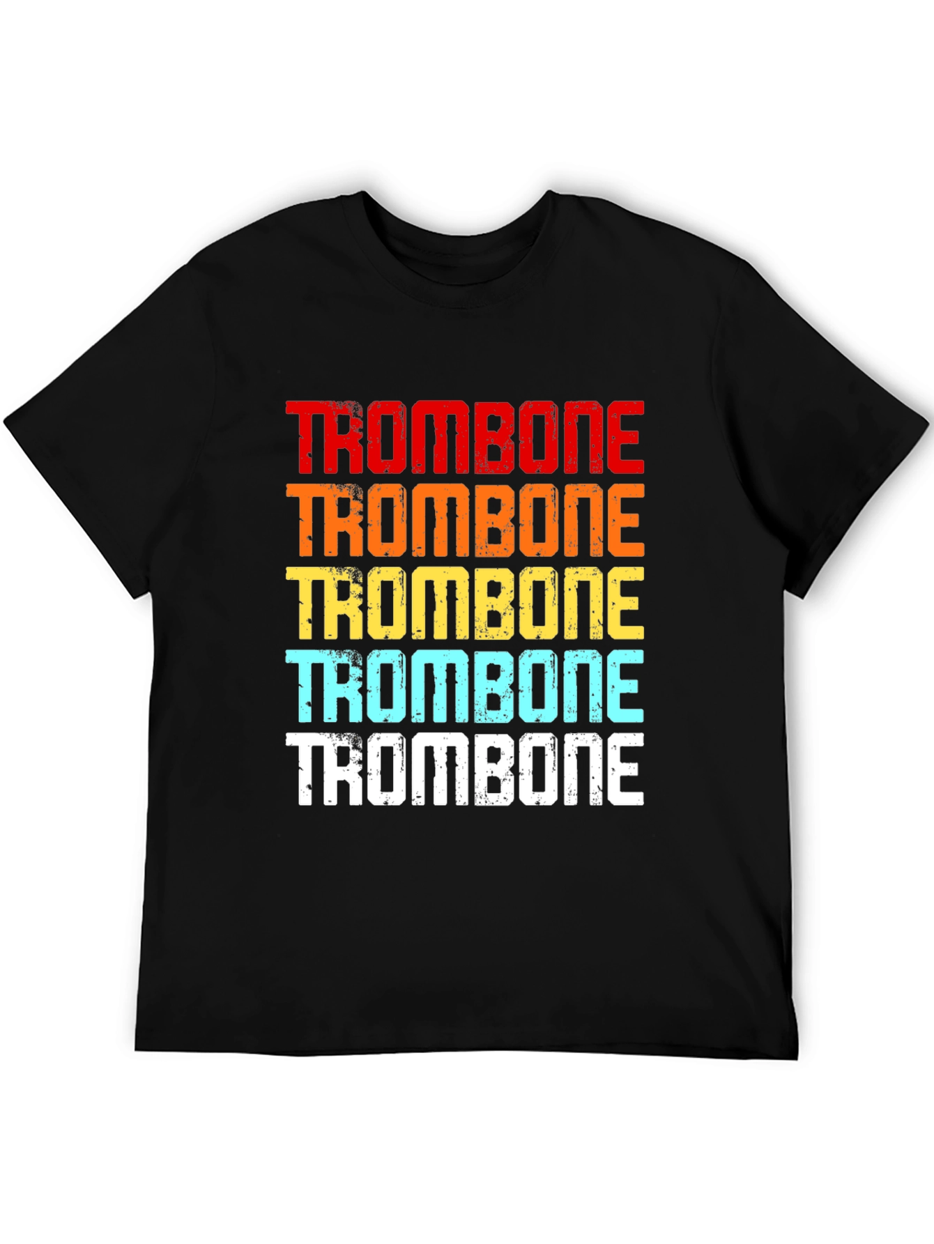 Retro Trombone Player Graphic Tee