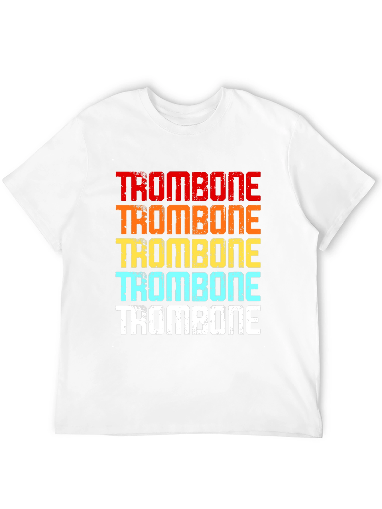 Retro Trombone Player Graphic Tee