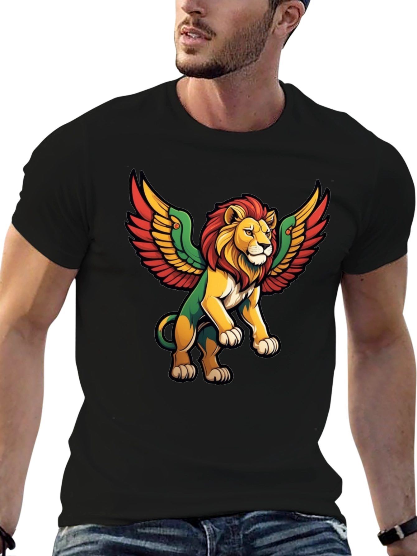 Winged Lion Graphic Tee