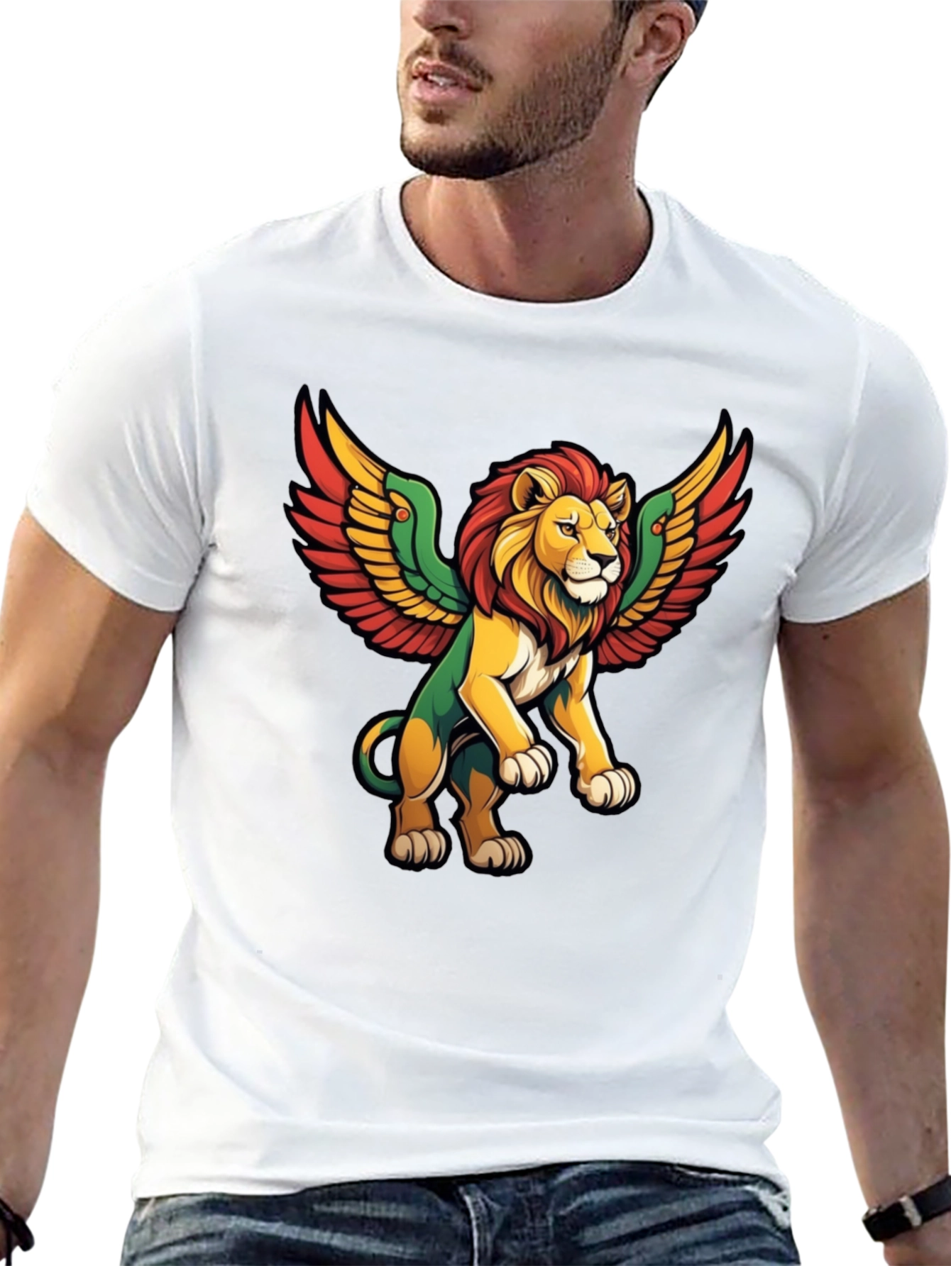 Winged Lion Graphic Tee