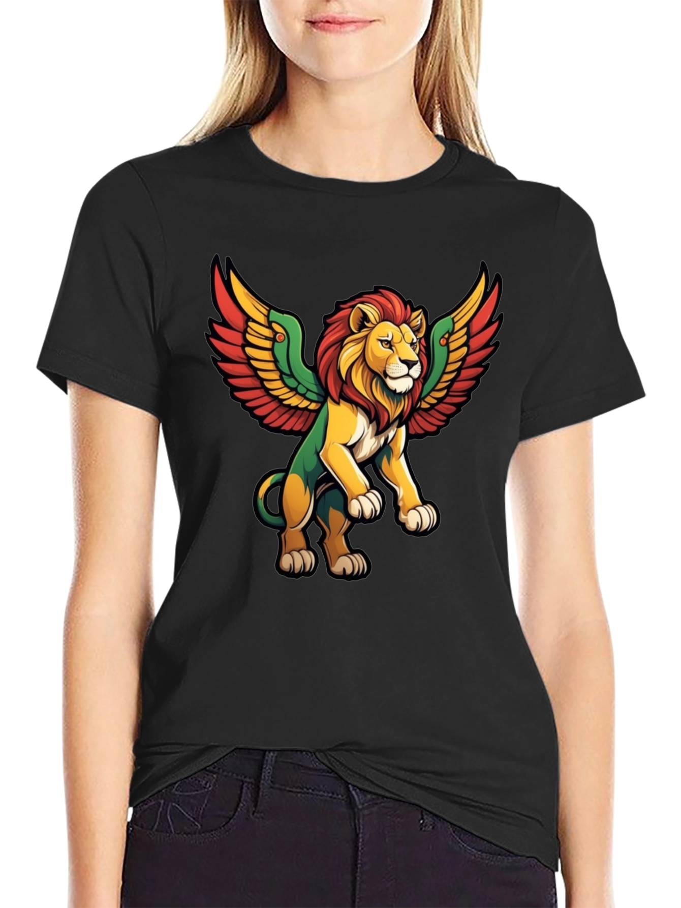 Winged Lion Graphic Tee