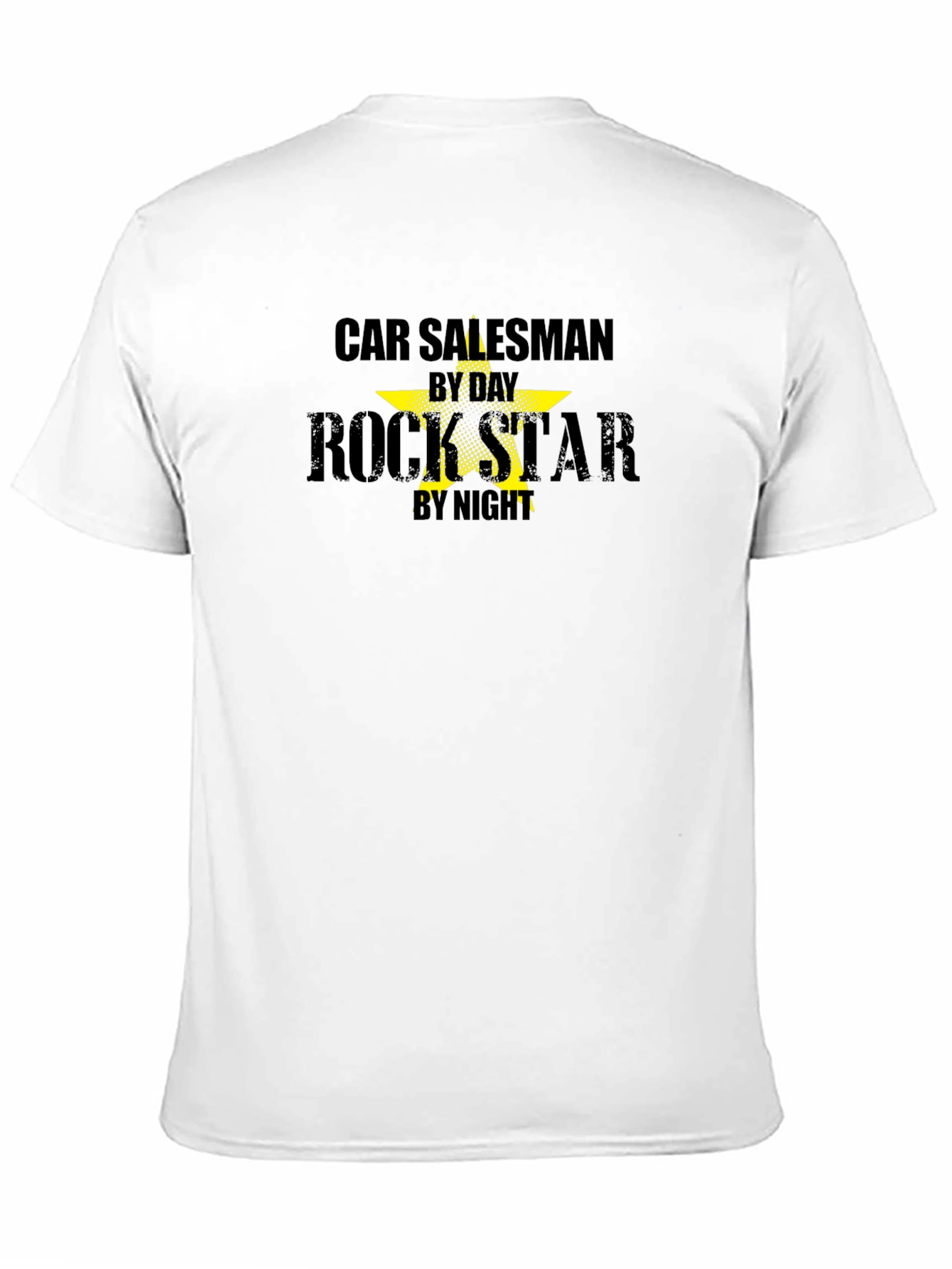 Car Salesman Rockstar T-Shirt: Day & Night