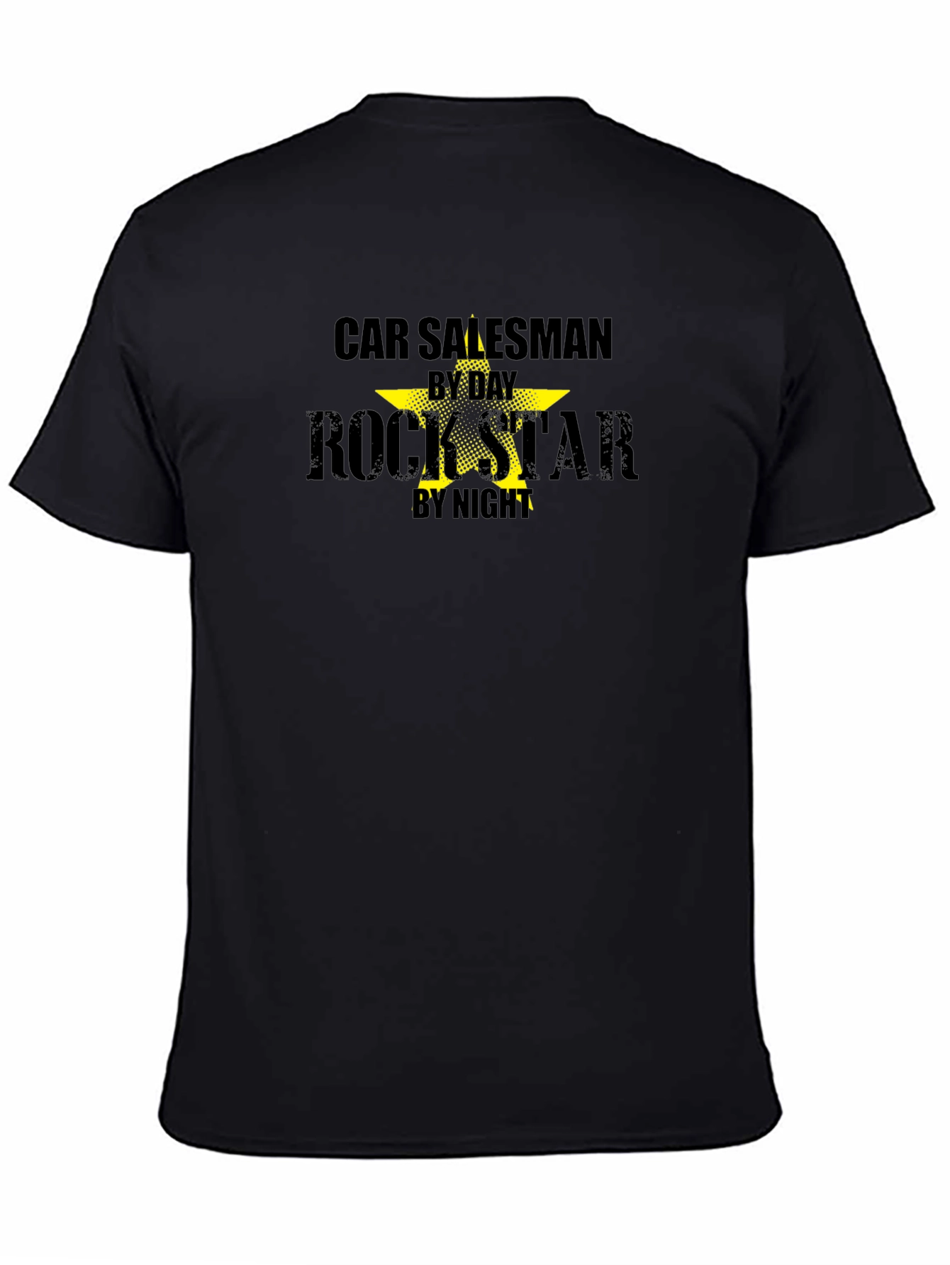 Car Salesman Rockstar T-Shirt: Day & Night