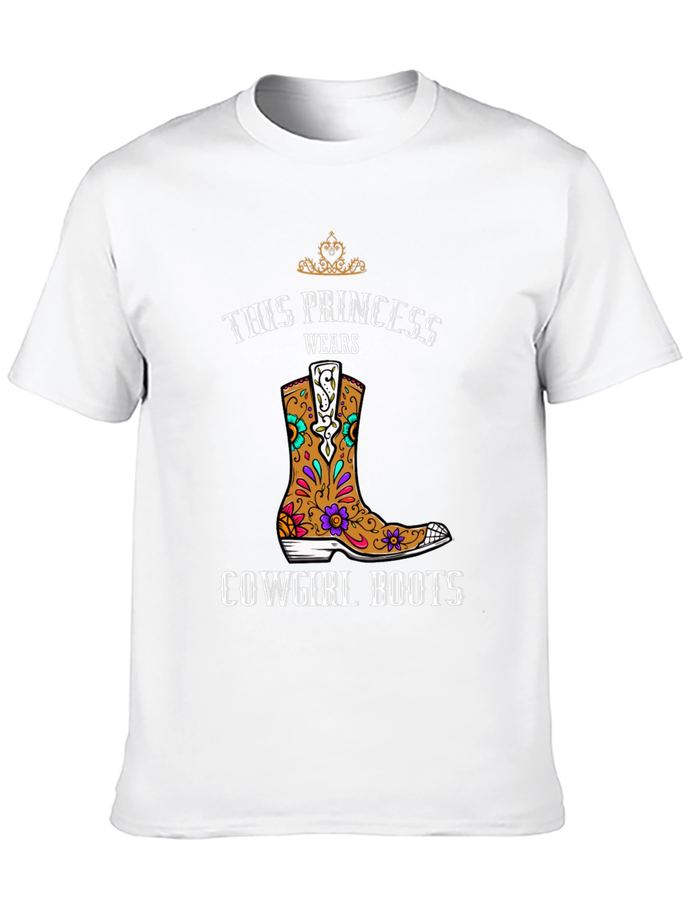 This Princess Wears Cowgirl Boots T-Shirt