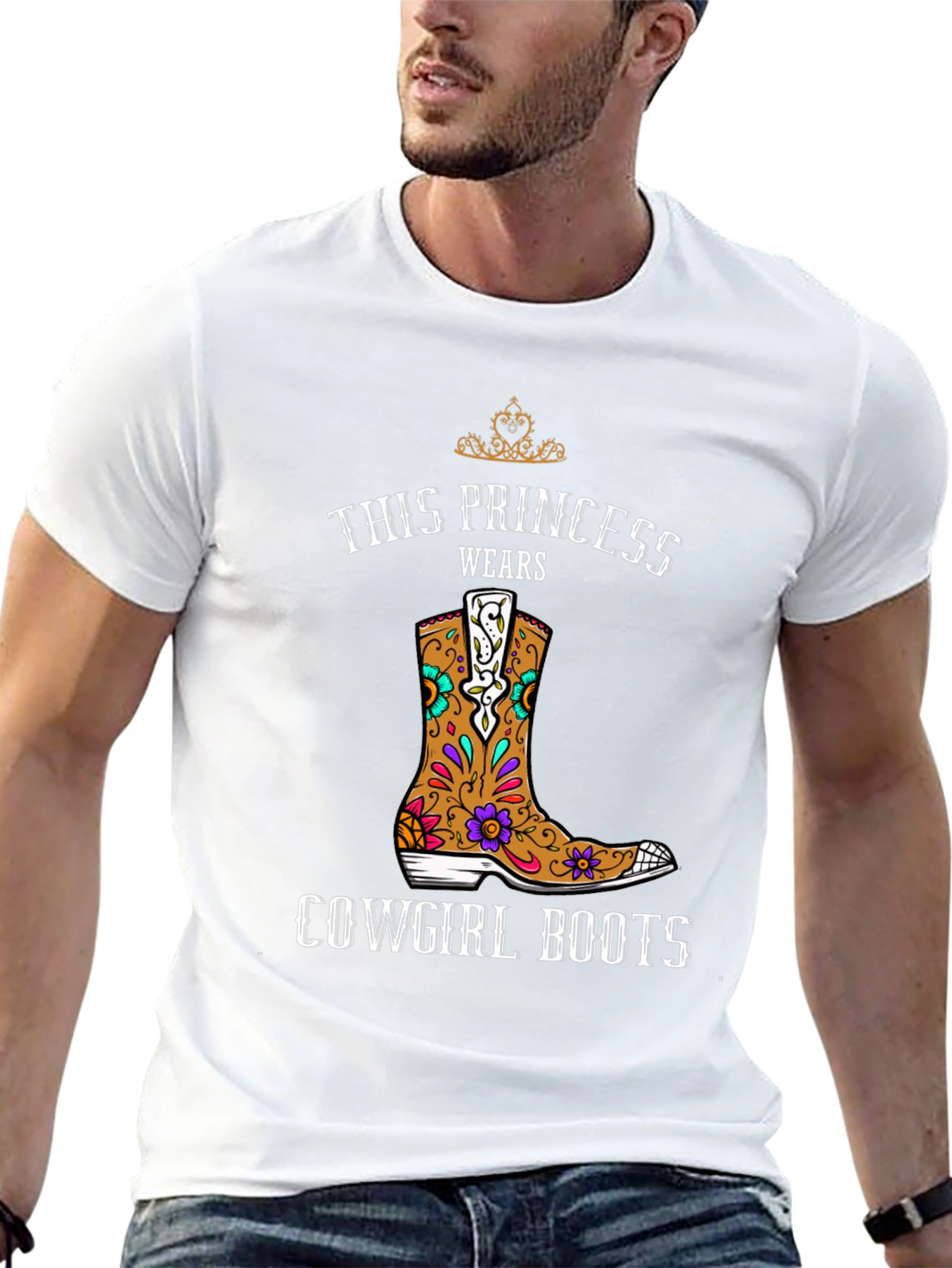 This Princess Wears Cowgirl Boots T-Shirt
