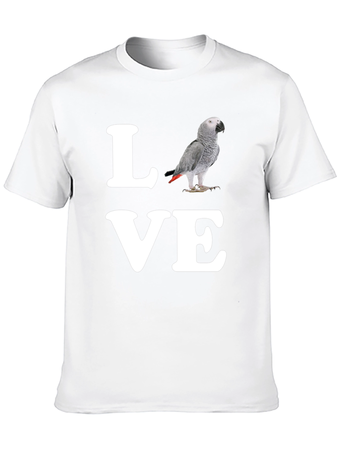 Love Parrot T-Shirt - Unique Graphic Tee