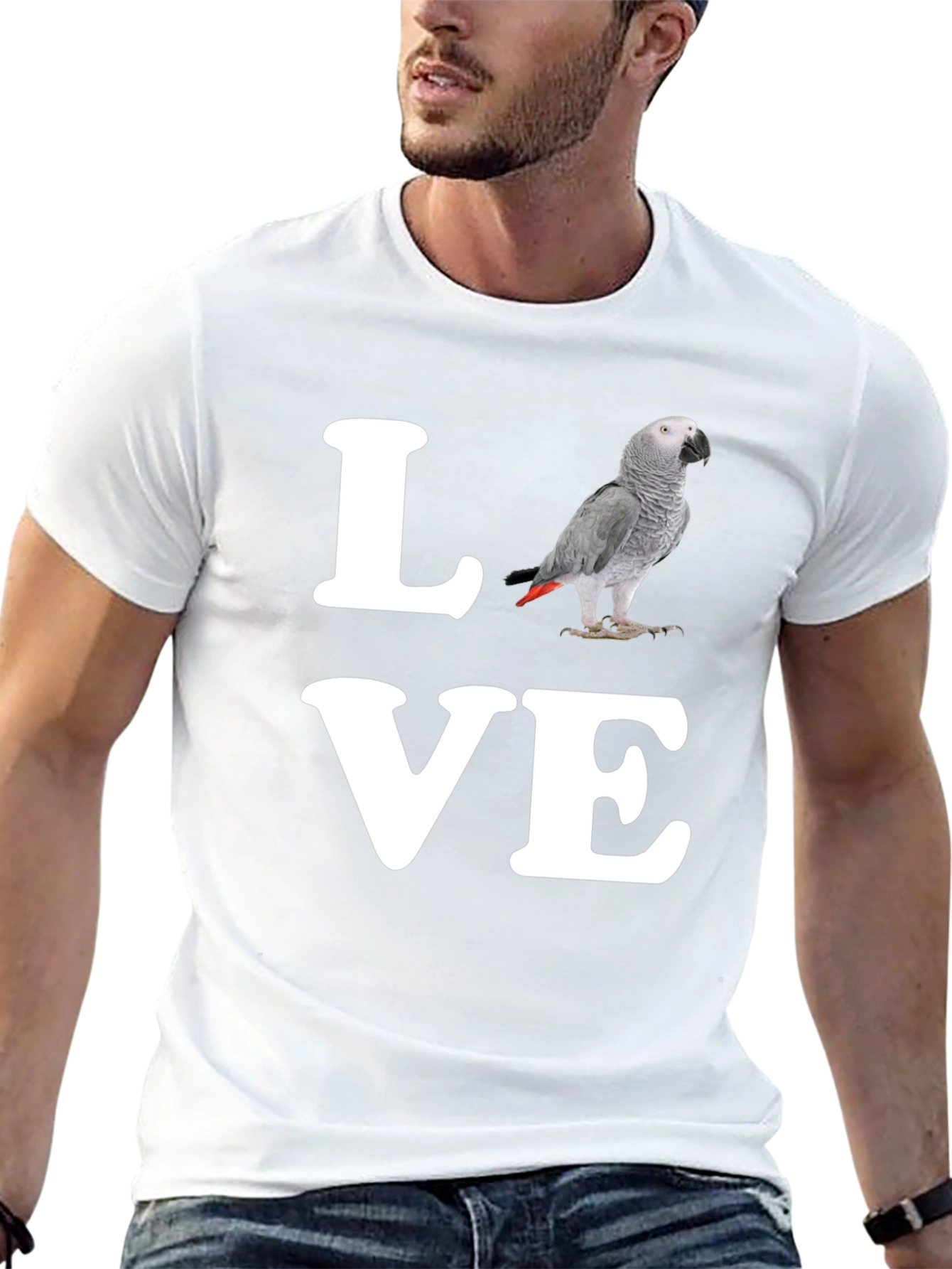 Love Parrot T-Shirt - Unique Graphic Tee