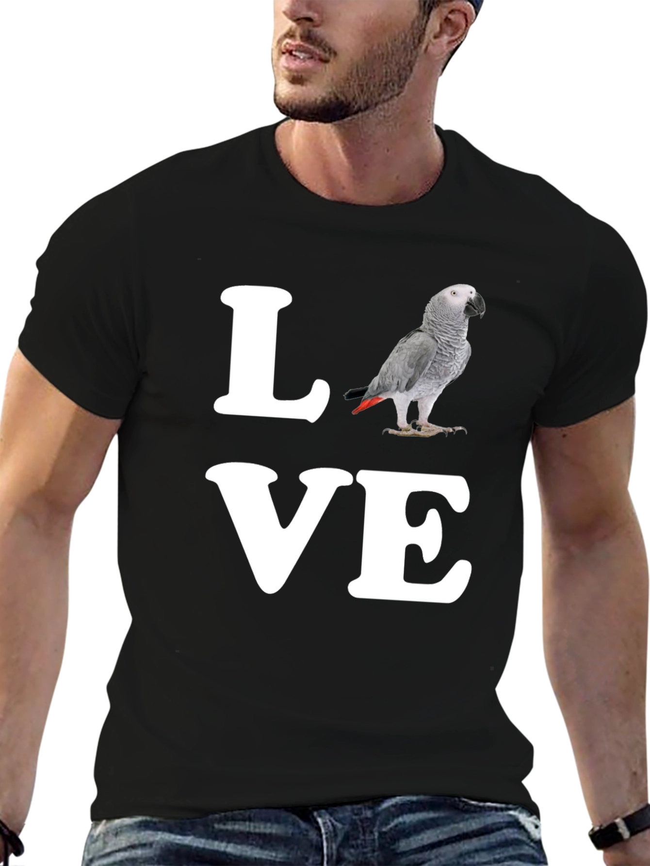 Love Parrot T-Shirt - Unique Graphic Tee
