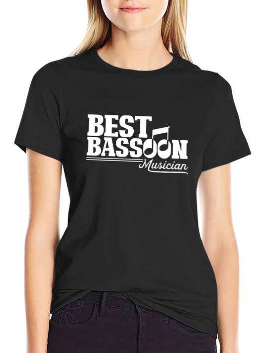 Best Bassoon Musician Black T-Shirt