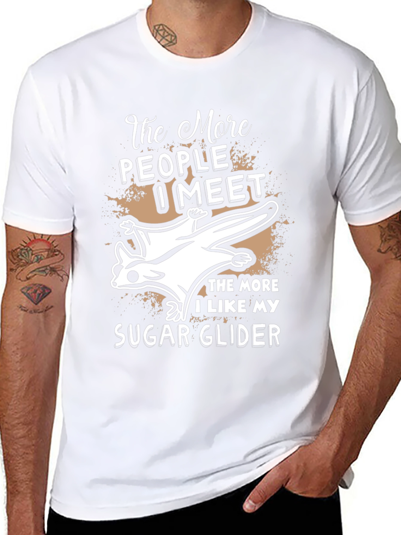 The More I Like My Sugar Glider T-Shirt
