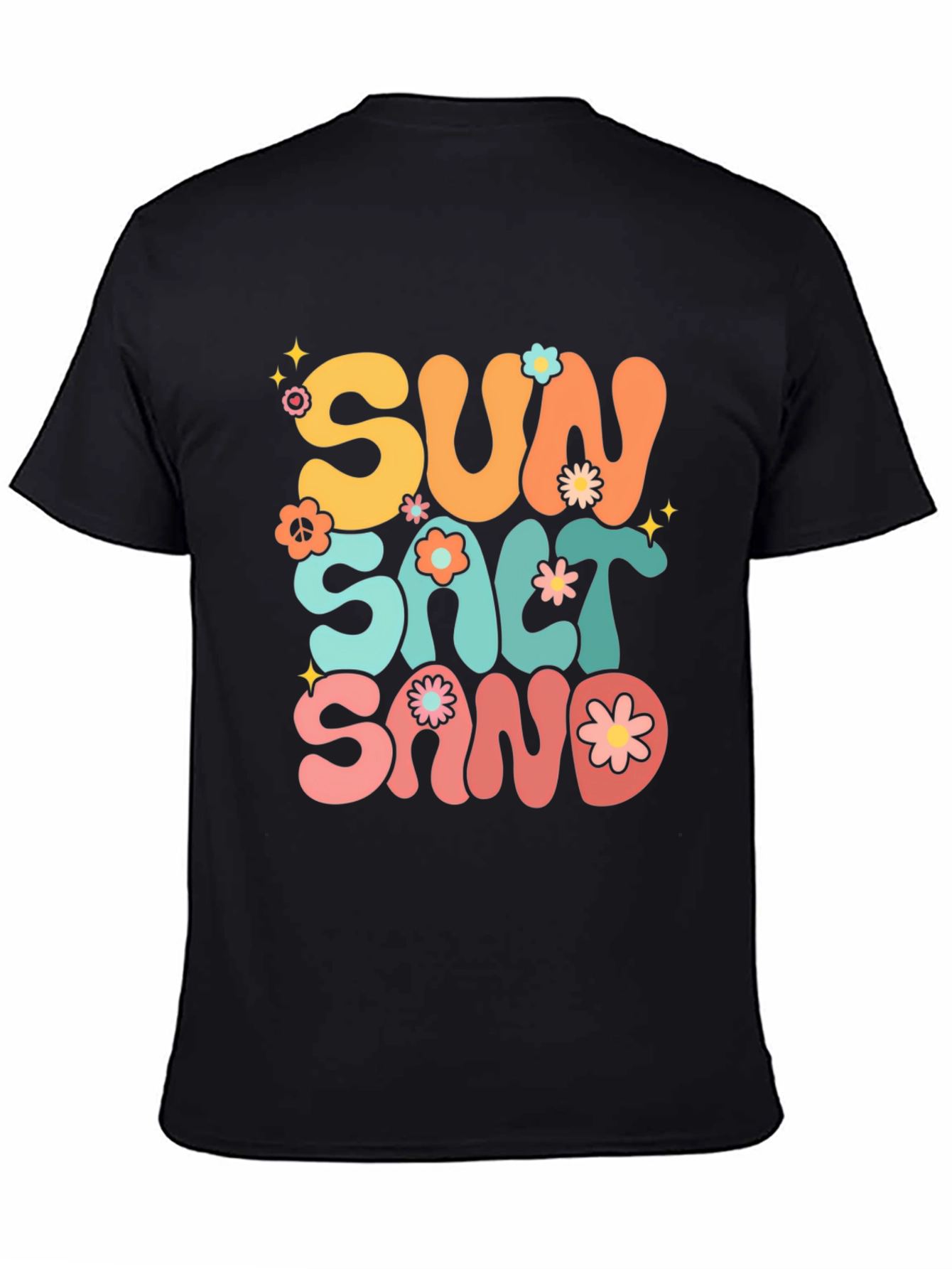 Sun Salt Sand Graphic Tee - Retro Summer Vibes