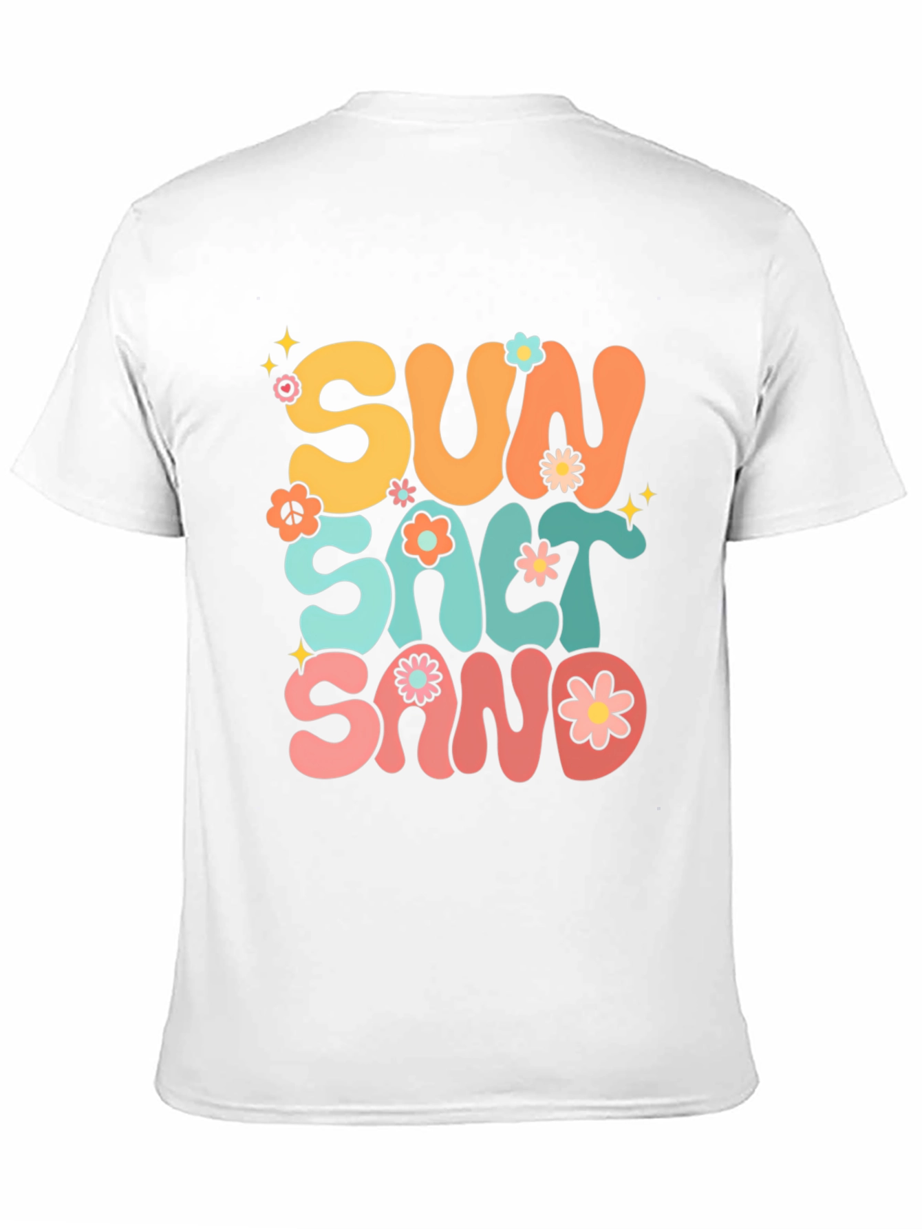 Sun Salt Sand Graphic Tee - Retro Summer Vibes