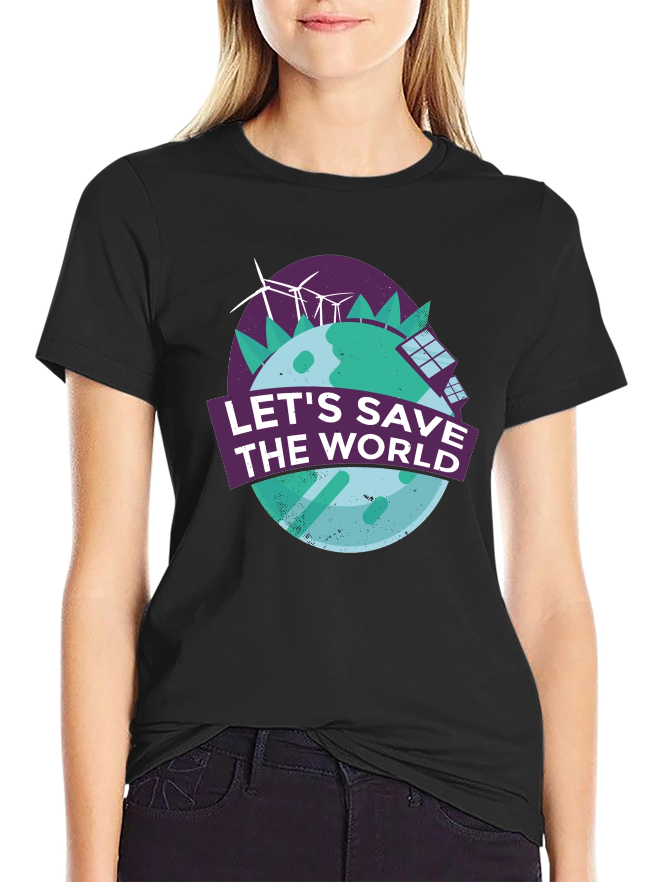Save the World T-Shirt - Eco-Friendly Design