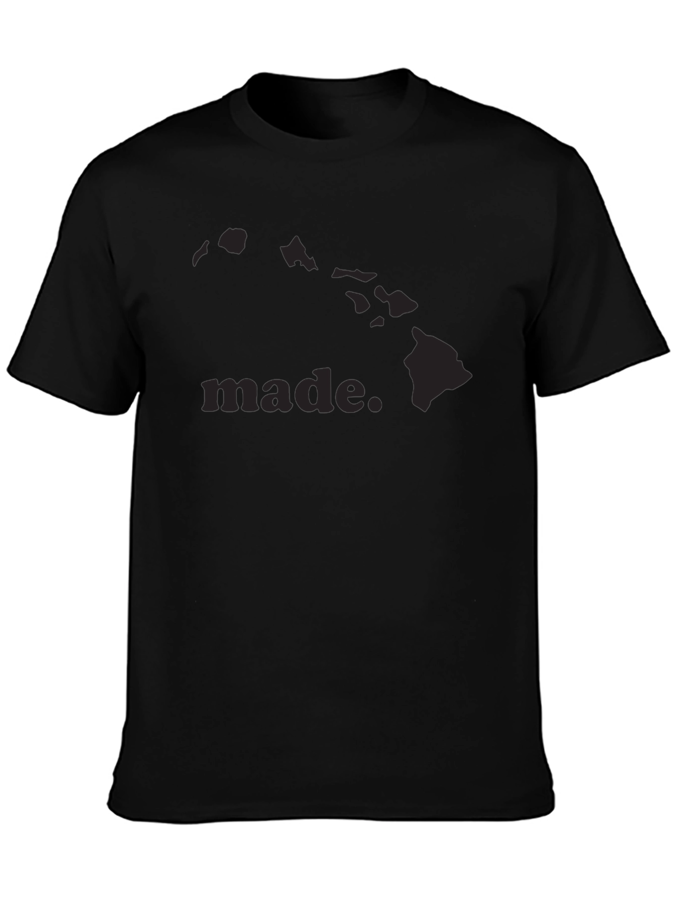 Made in Hawaii Black Graphic Tee Shirt