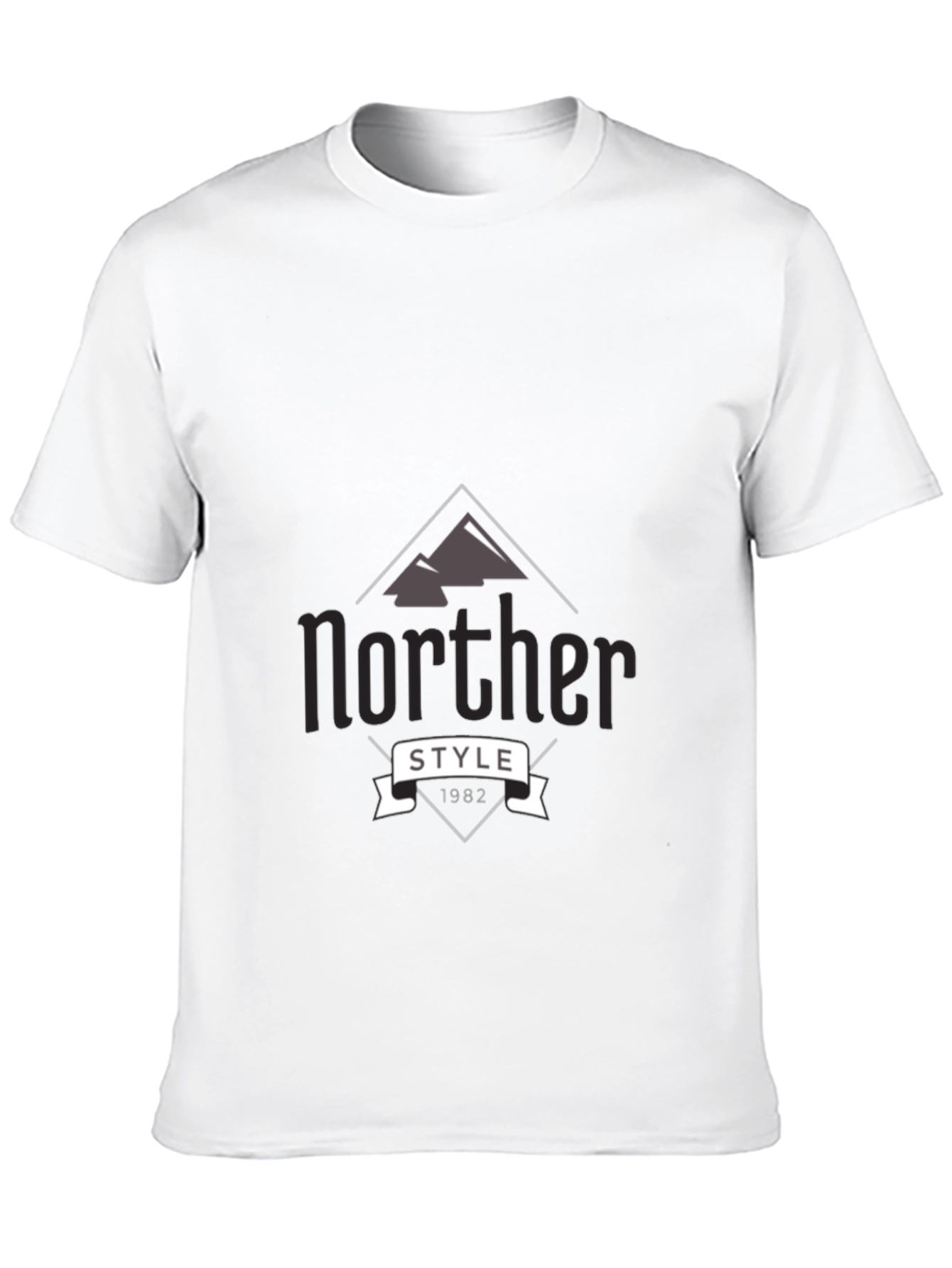 Norther Style Graphic Tee - Mens Black T-Shirt
