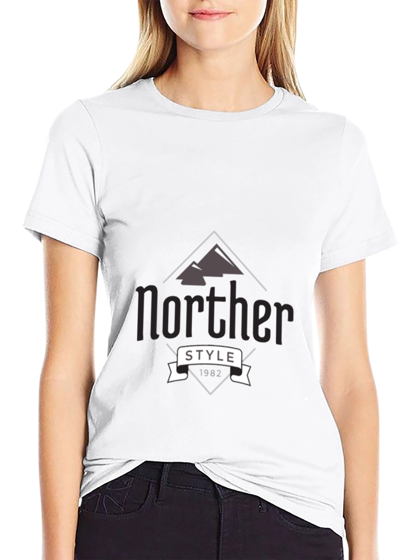 Norther Style Graphic Tee - Mens Black T-Shirt