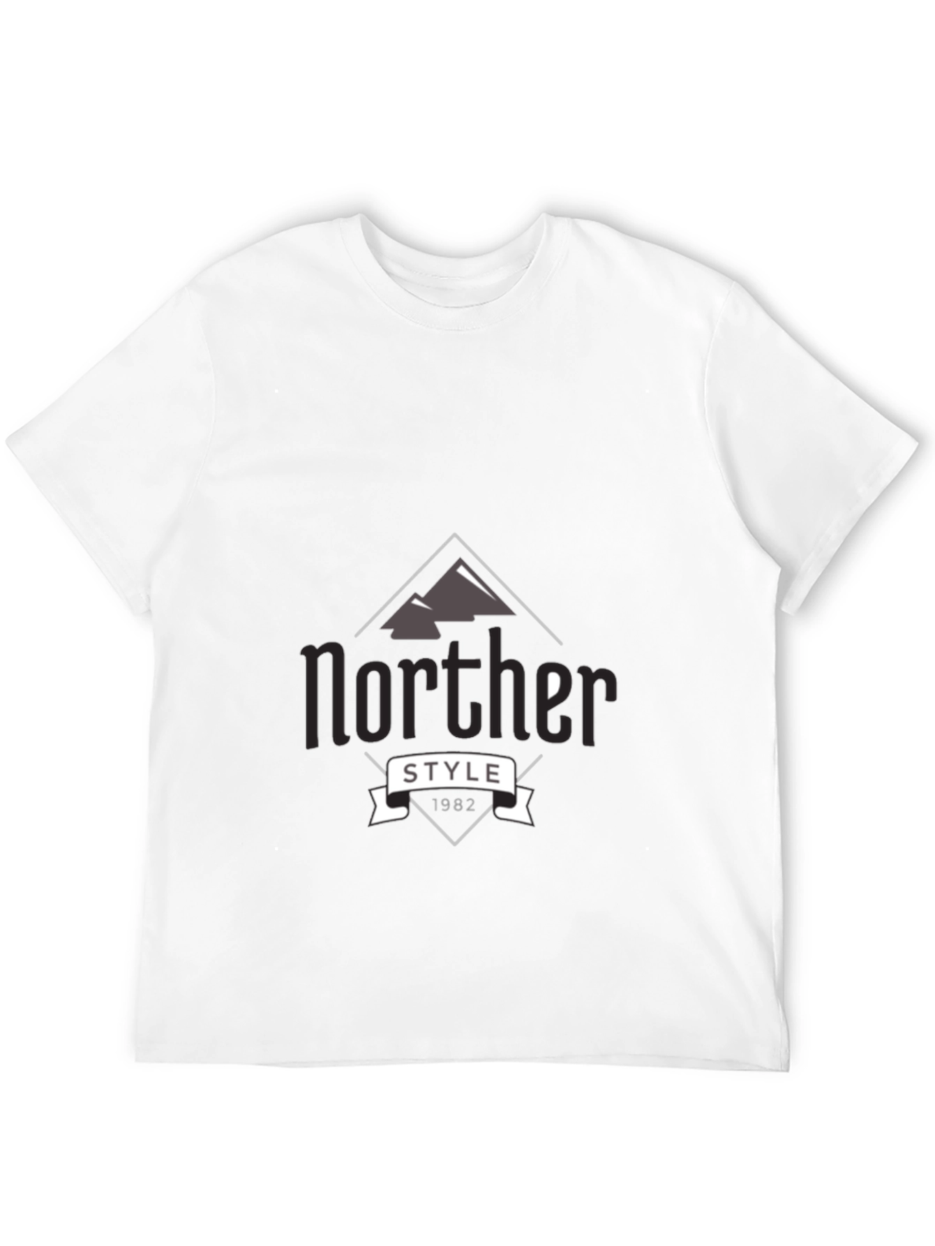 Norther Style Graphic Tee - Mens Black T-Shirt