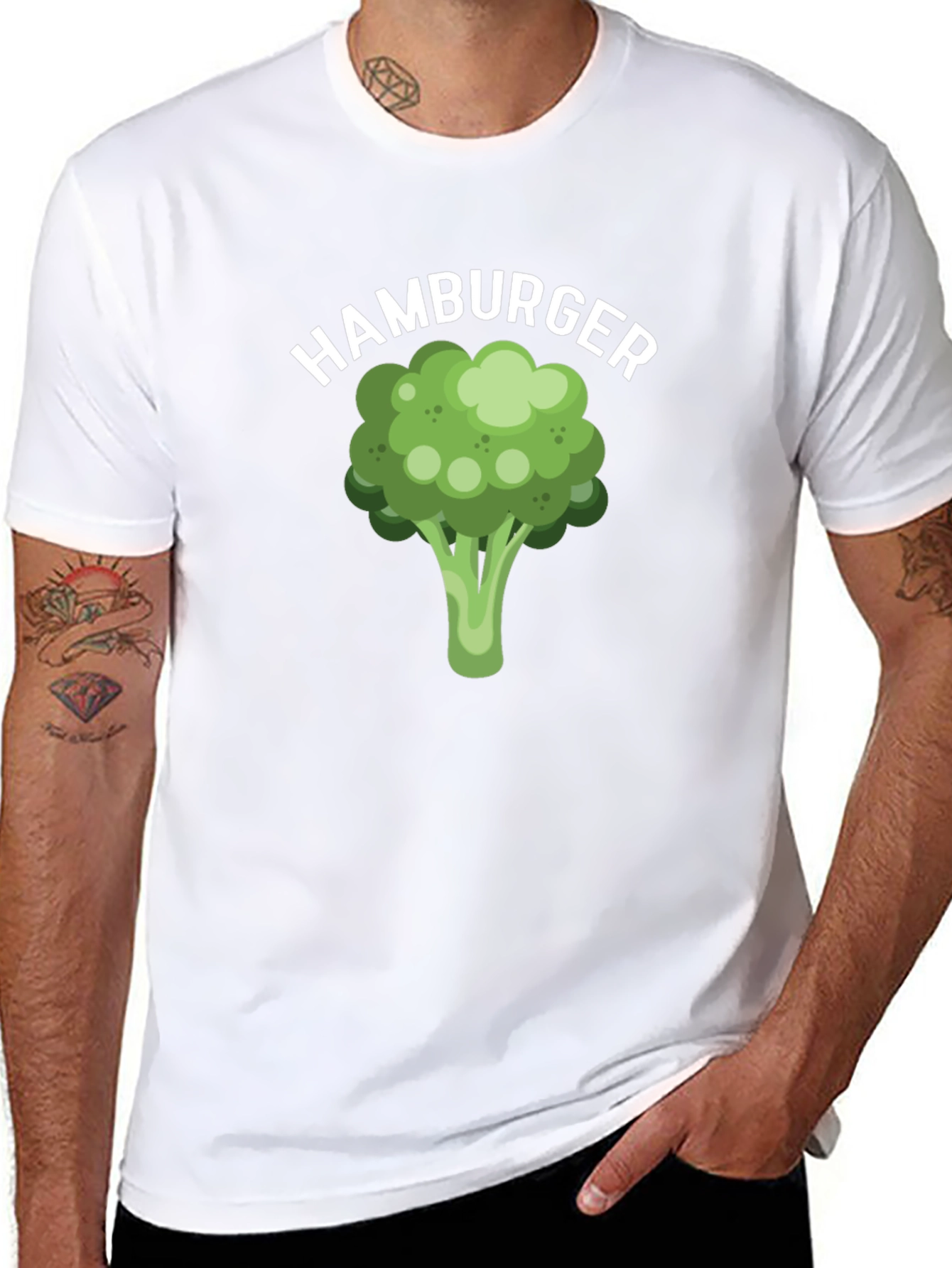 Broccoli Hamburger Graphic Tee