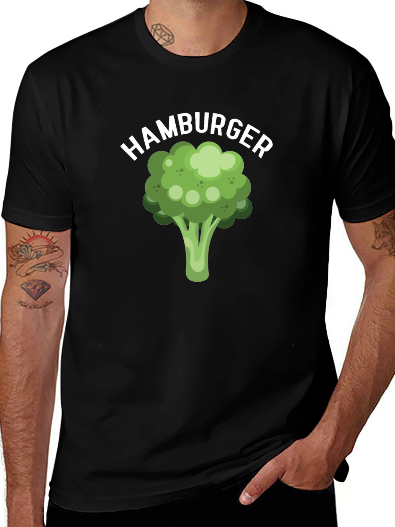 Broccoli Hamburger Graphic Tee