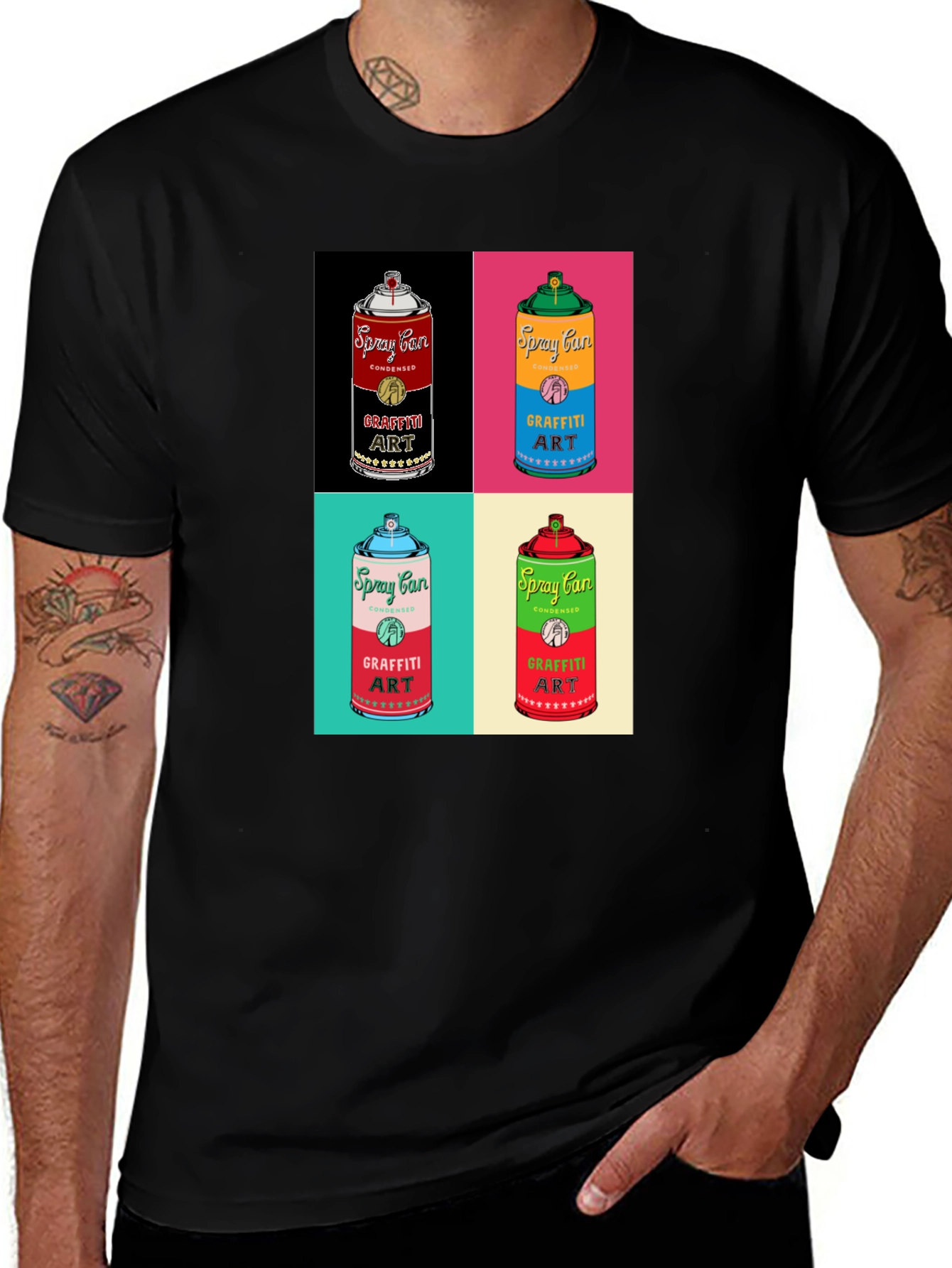 Spray Can Graffiti Art T-Shirt