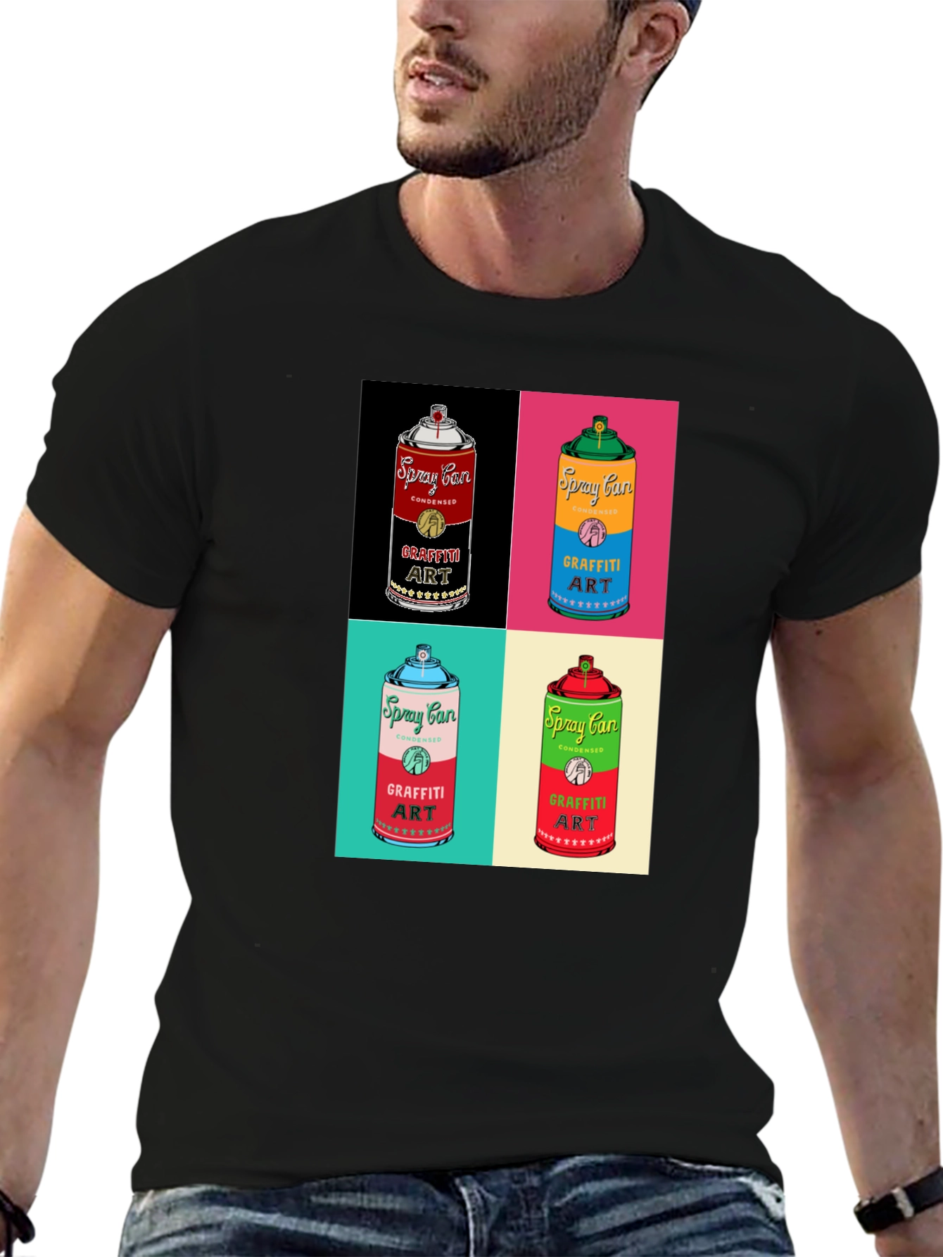 Spray Can Graffiti Art T-Shirt
