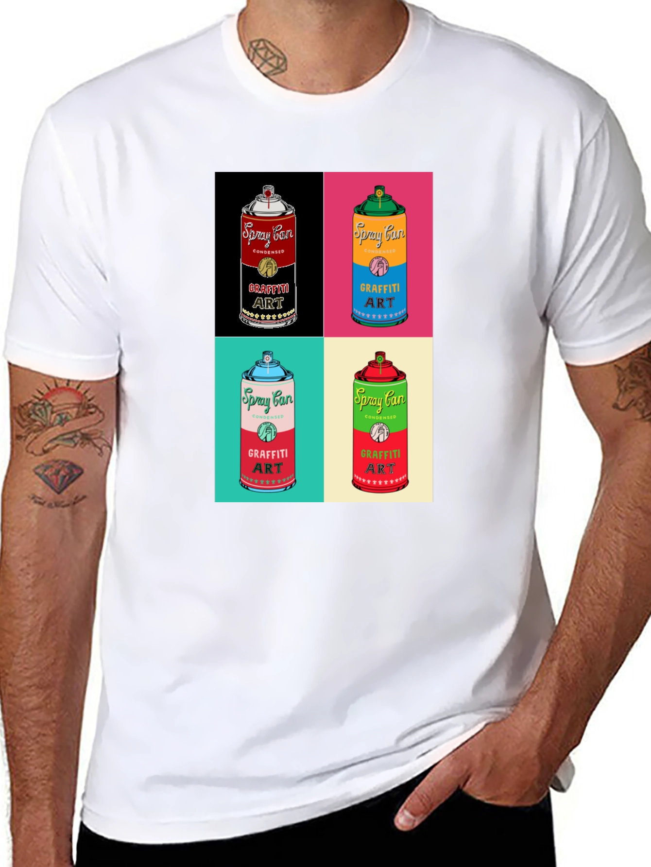 Spray Can Graffiti Art T-Shirt