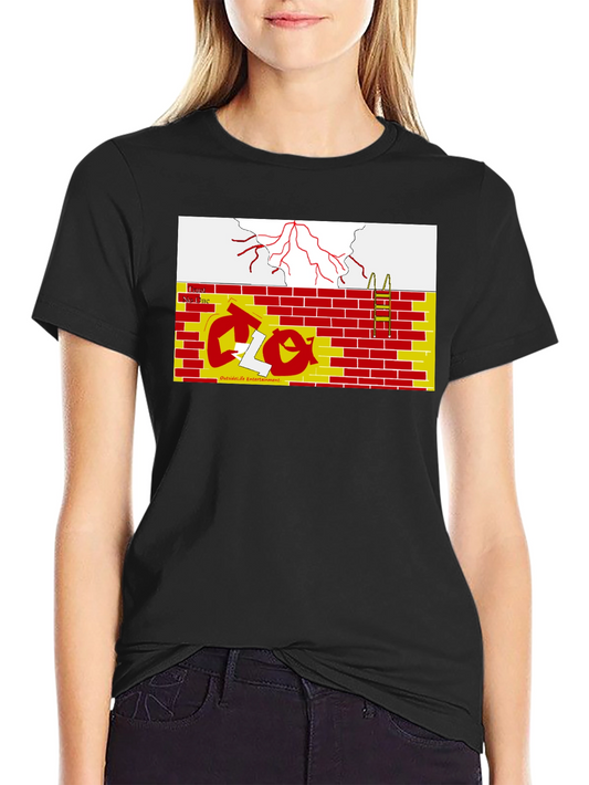 Abstract Graphic Print Tee