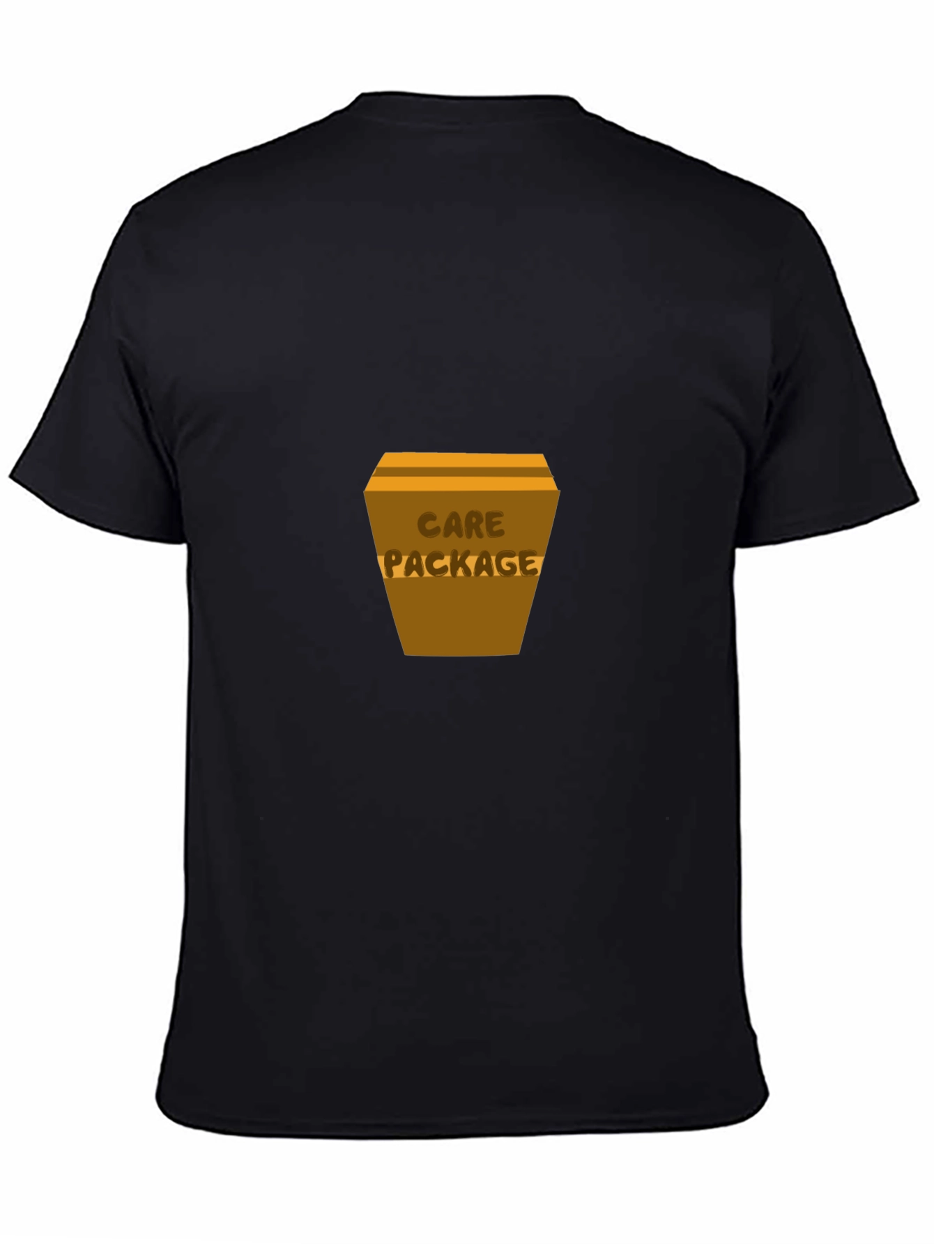 Care Package T-Shirt - Classic Black Cotton Tee