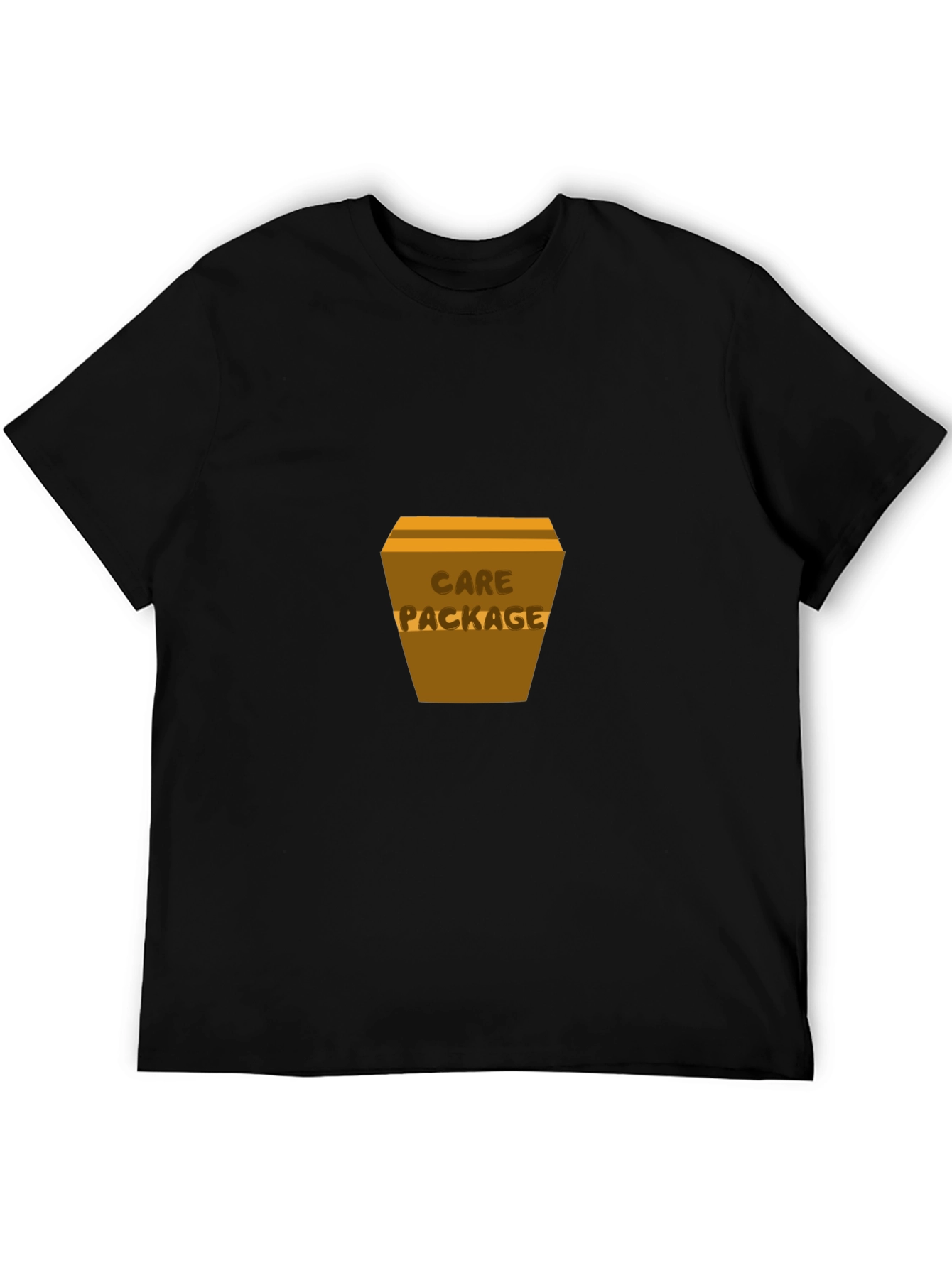 Care Package T-Shirt - Classic Black Cotton Tee