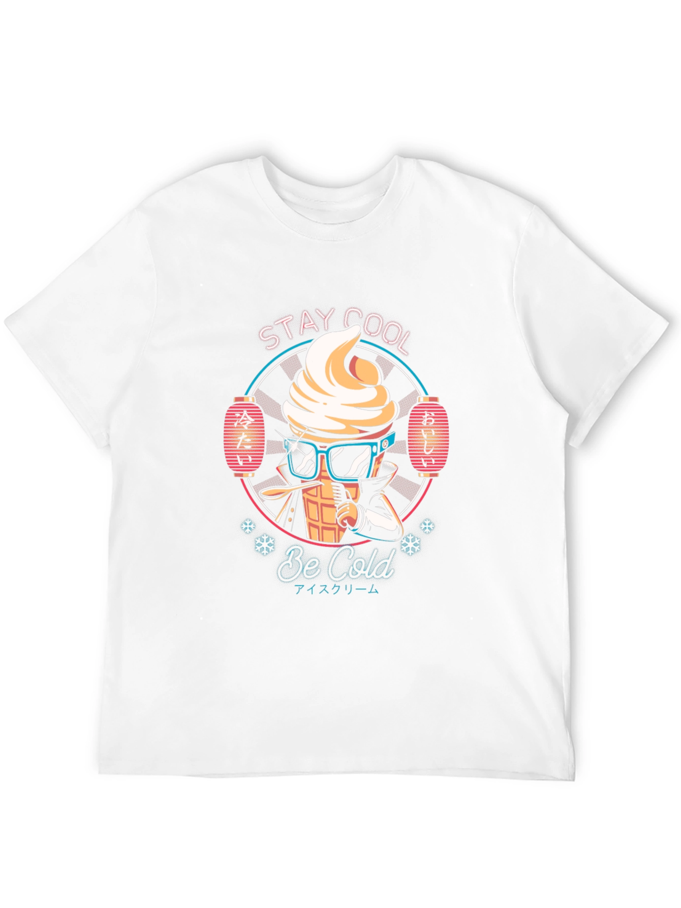 Stay Cool Ice Cream Graphic T-Shirt