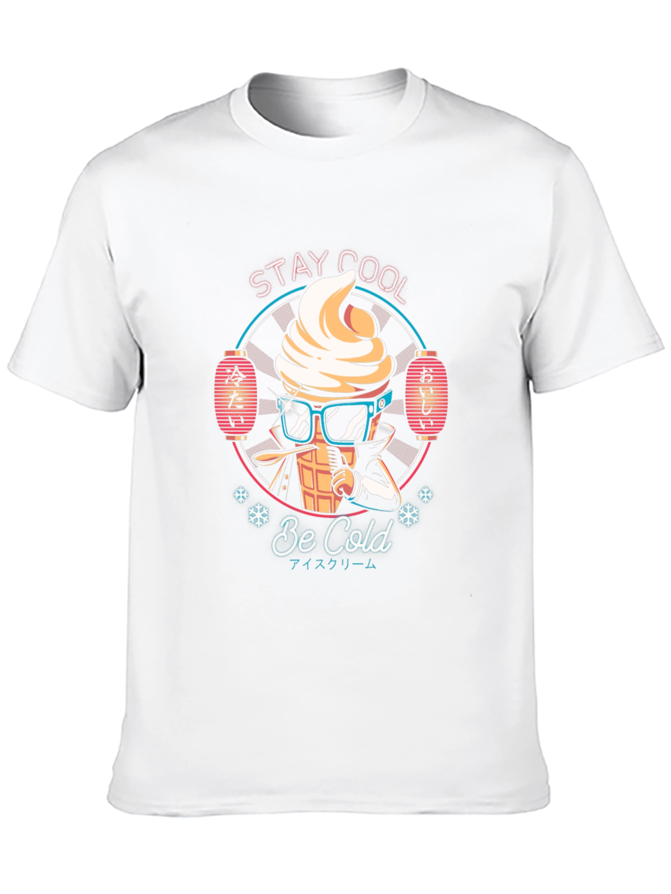 Stay Cool Ice Cream Graphic T-Shirt
