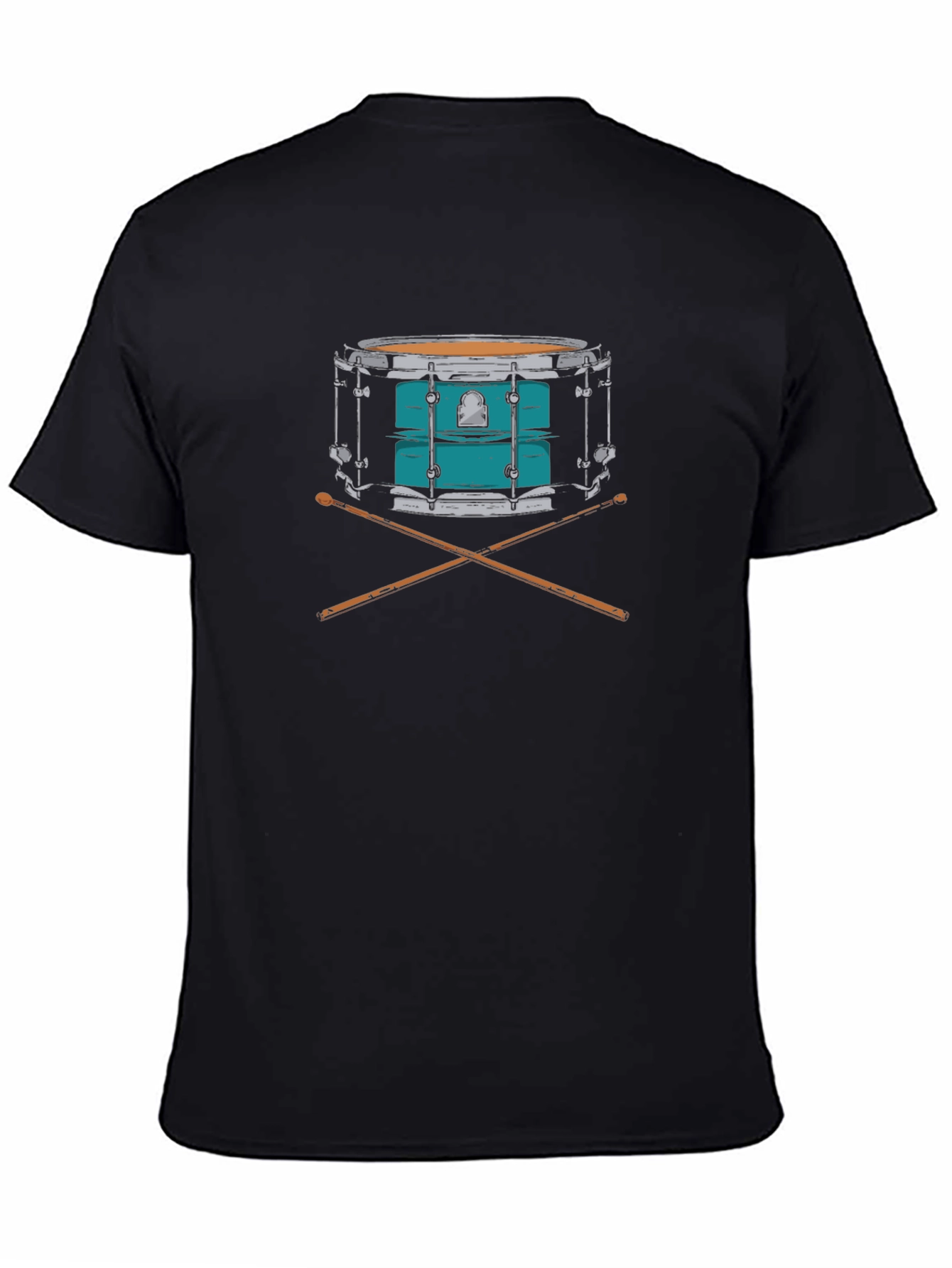 Drum Graphic T-Shirt - Black