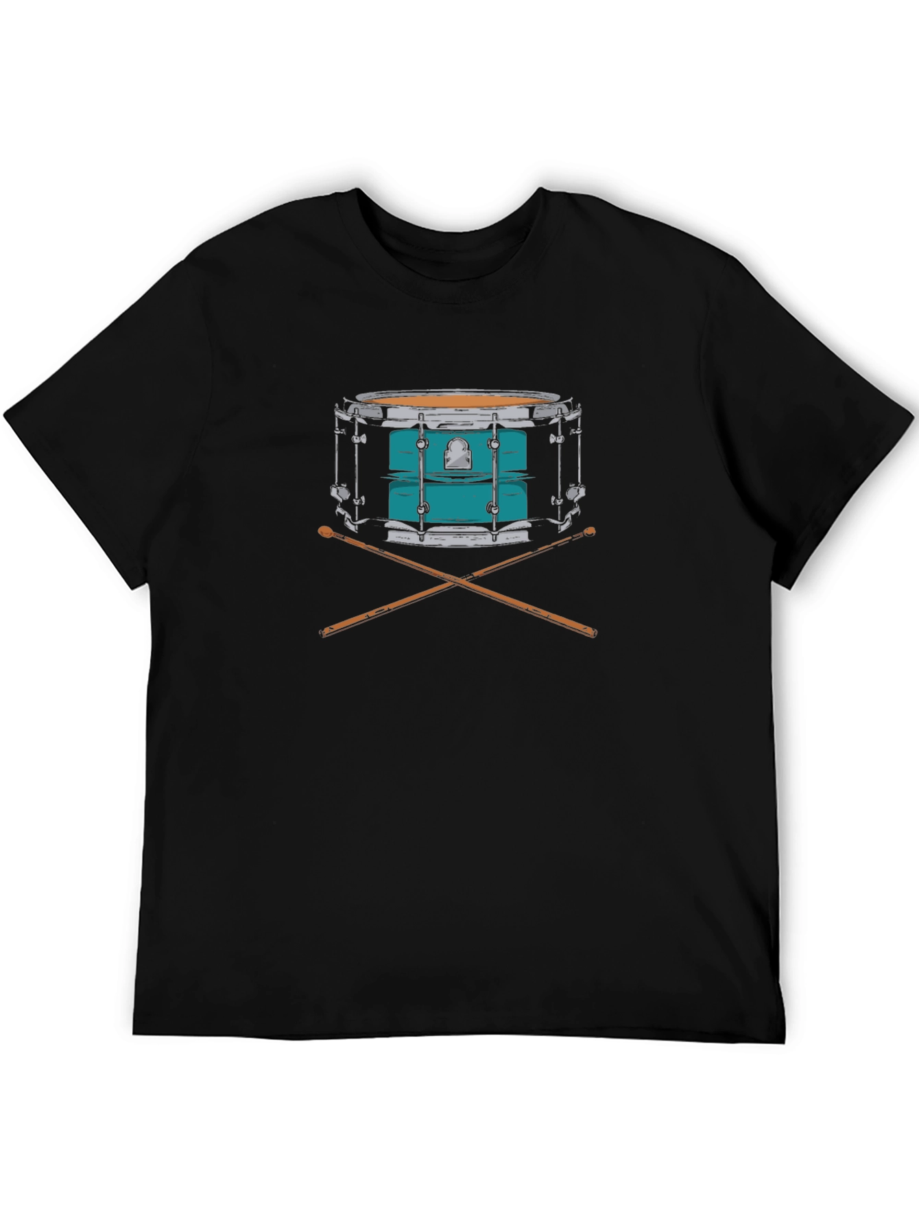 Drum Graphic T-Shirt - Black