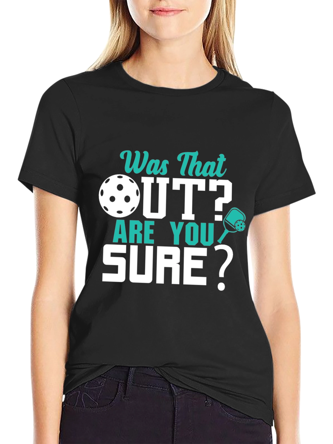 Pickleball T-Shirt - Was That Out? Funny Pickleball Tee
