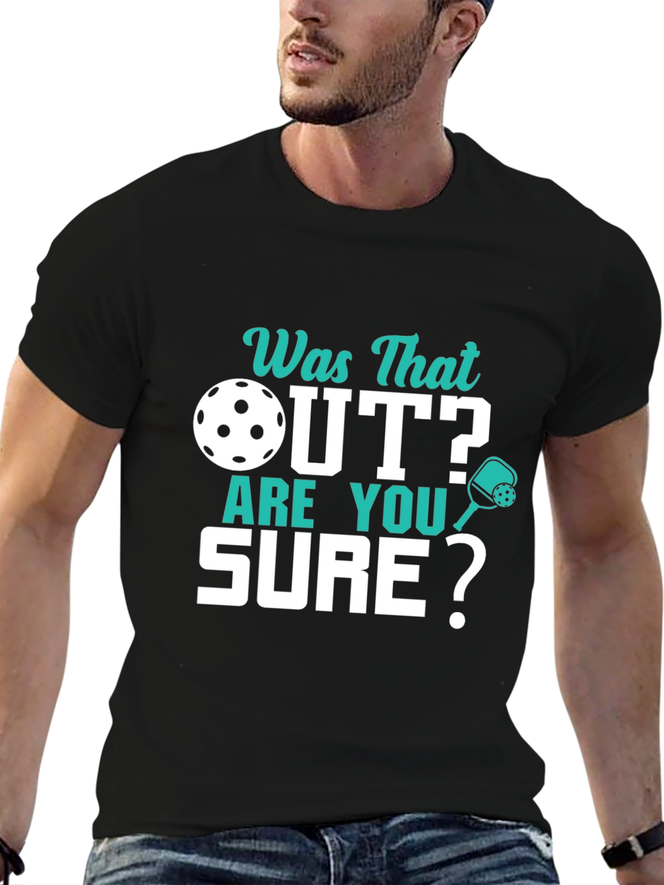 Pickleball T-Shirt - Was That Out? Funny Pickleball Tee