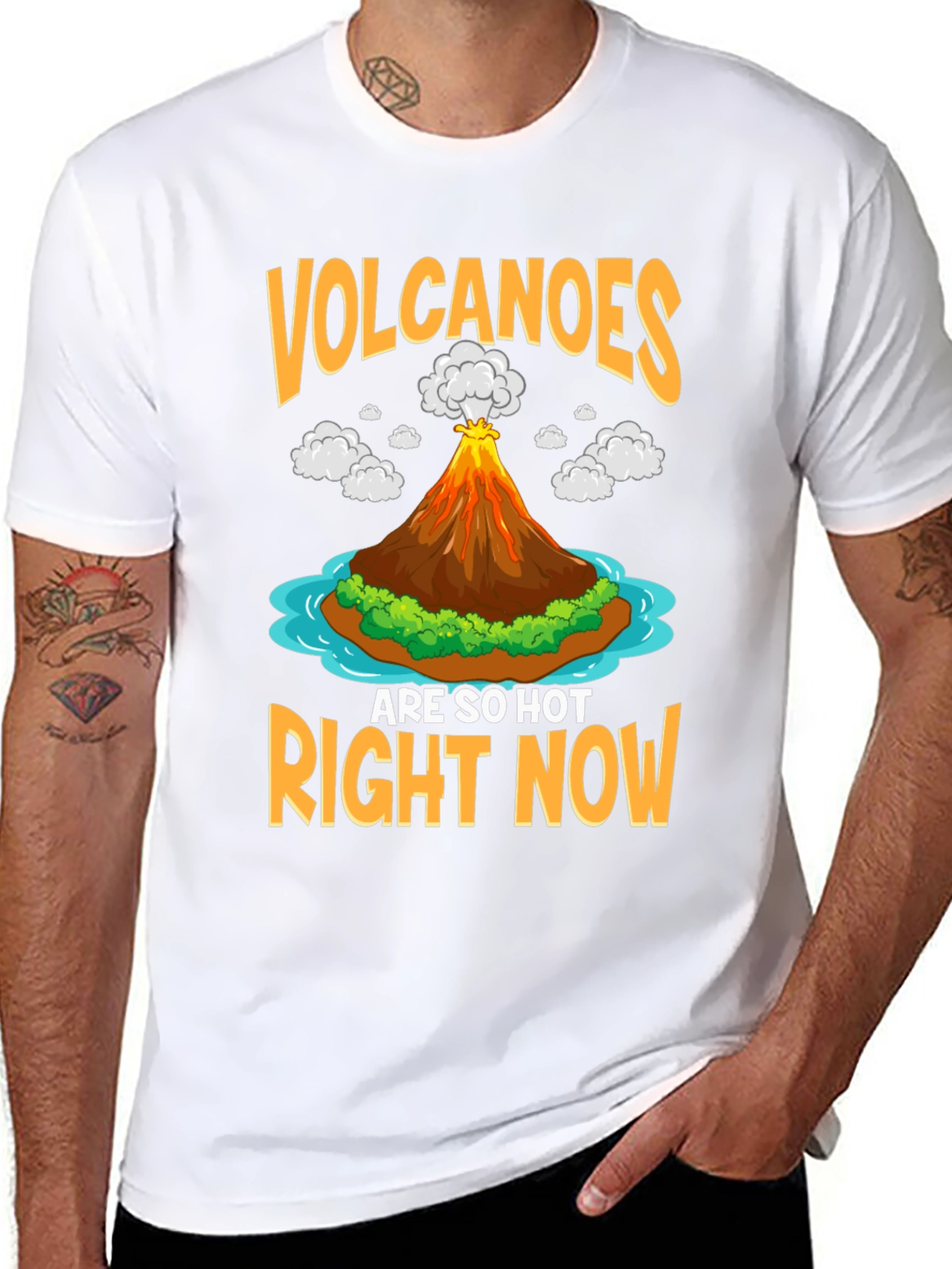 Volcanoes Are So Hot Right Now Graphic T-Shirt