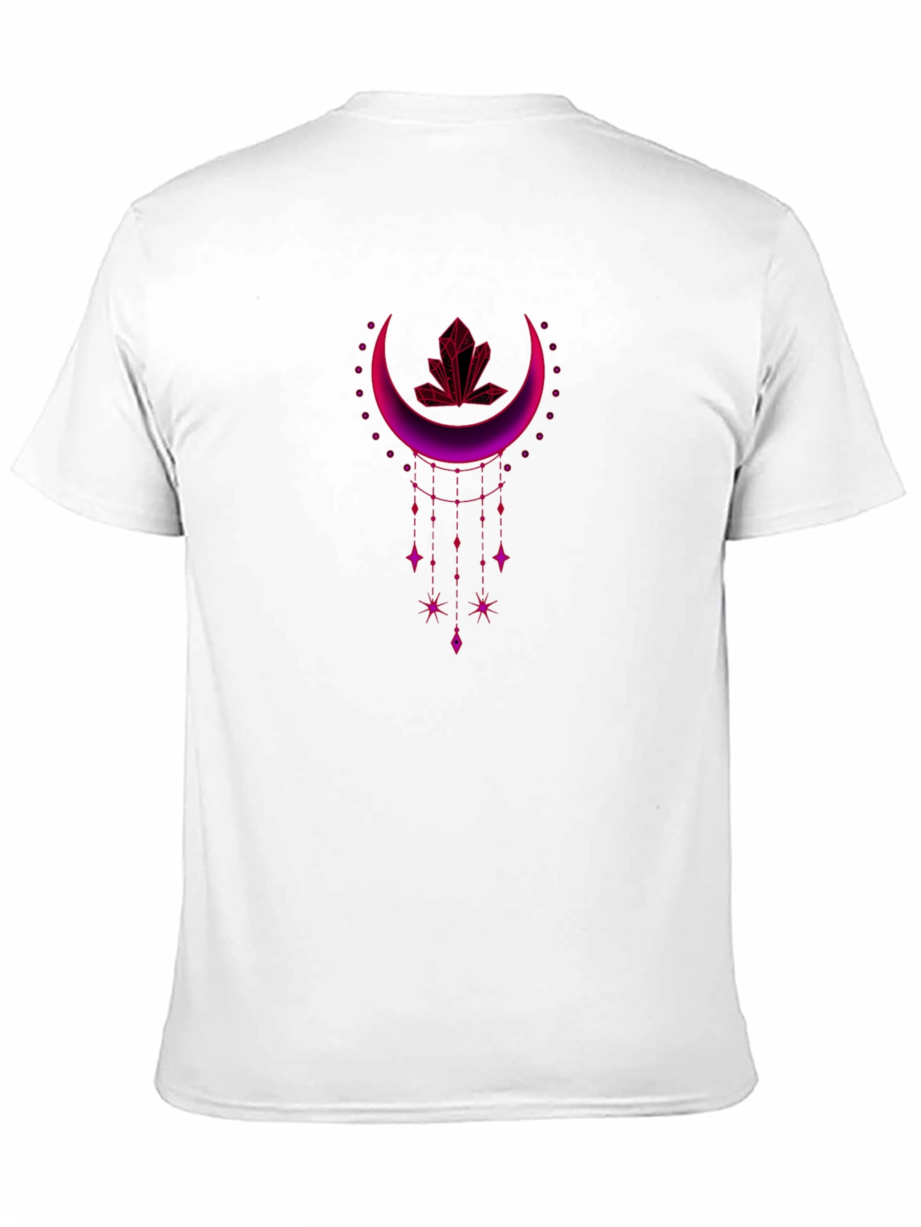 Mystic Moon Crystal Graphic Tee - Black