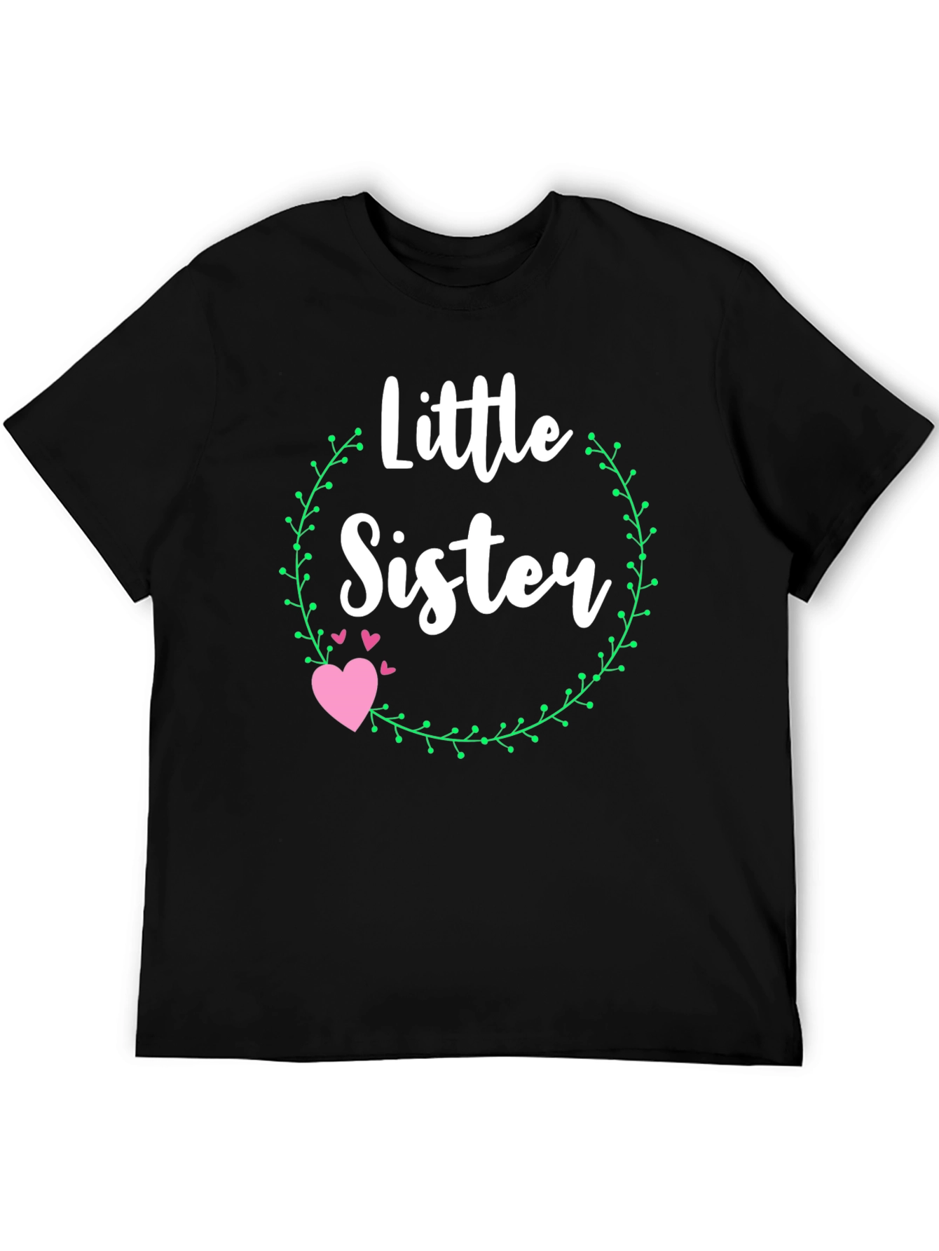 Little Sister Heart T-Shirt - Cute Family Tee
