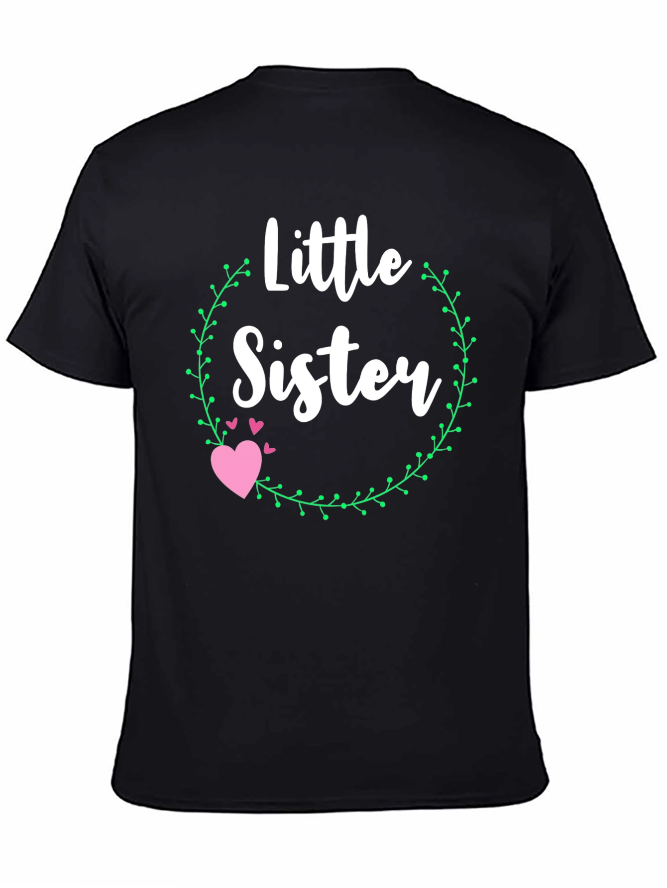 Little Sister Heart T-Shirt - Cute Family Tee