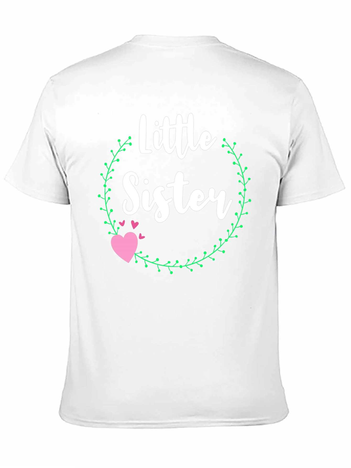 Little Sister Heart T-Shirt - Cute Family Tee