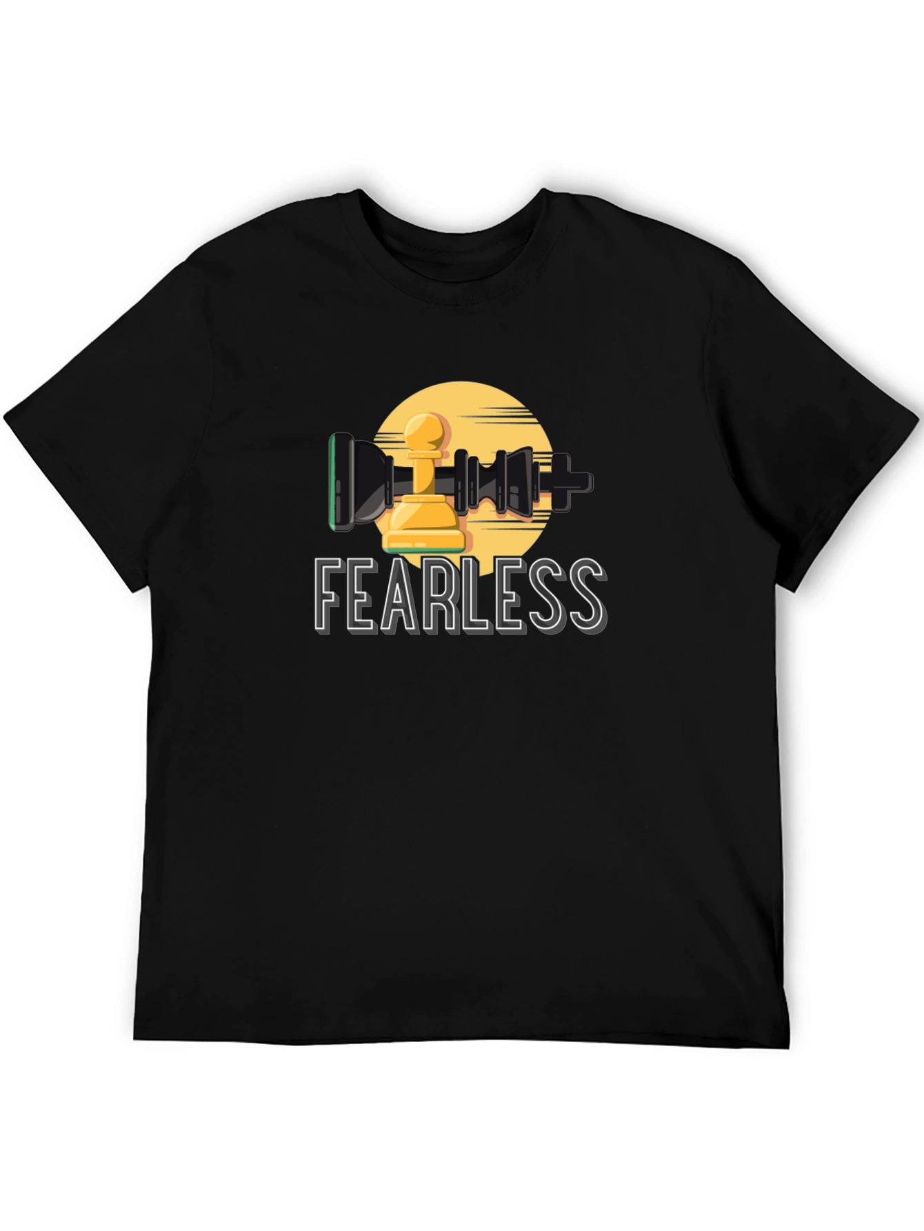 Fearless Chess Pawn Graphic T-Shirt