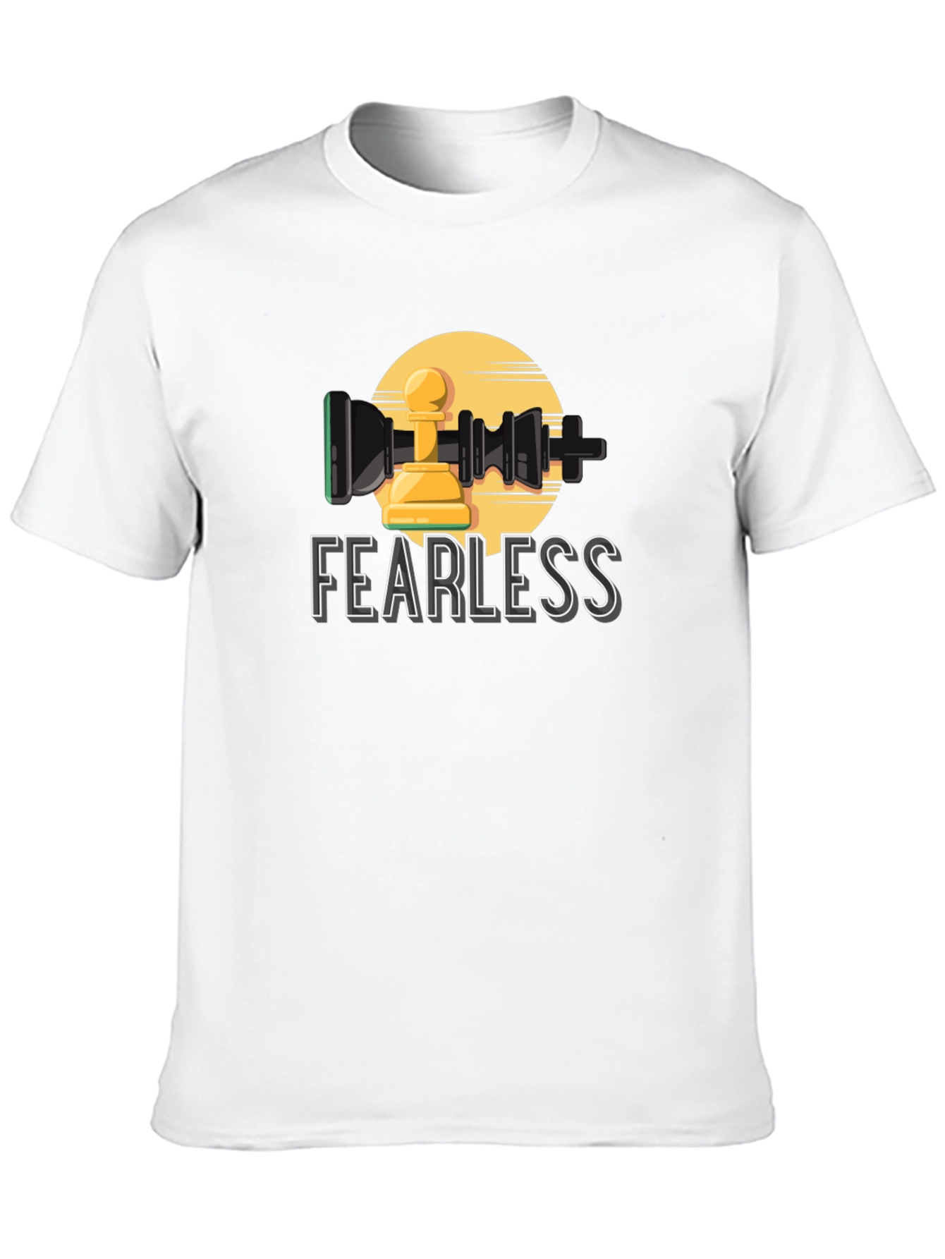 Fearless Chess Pawn Graphic T-Shirt